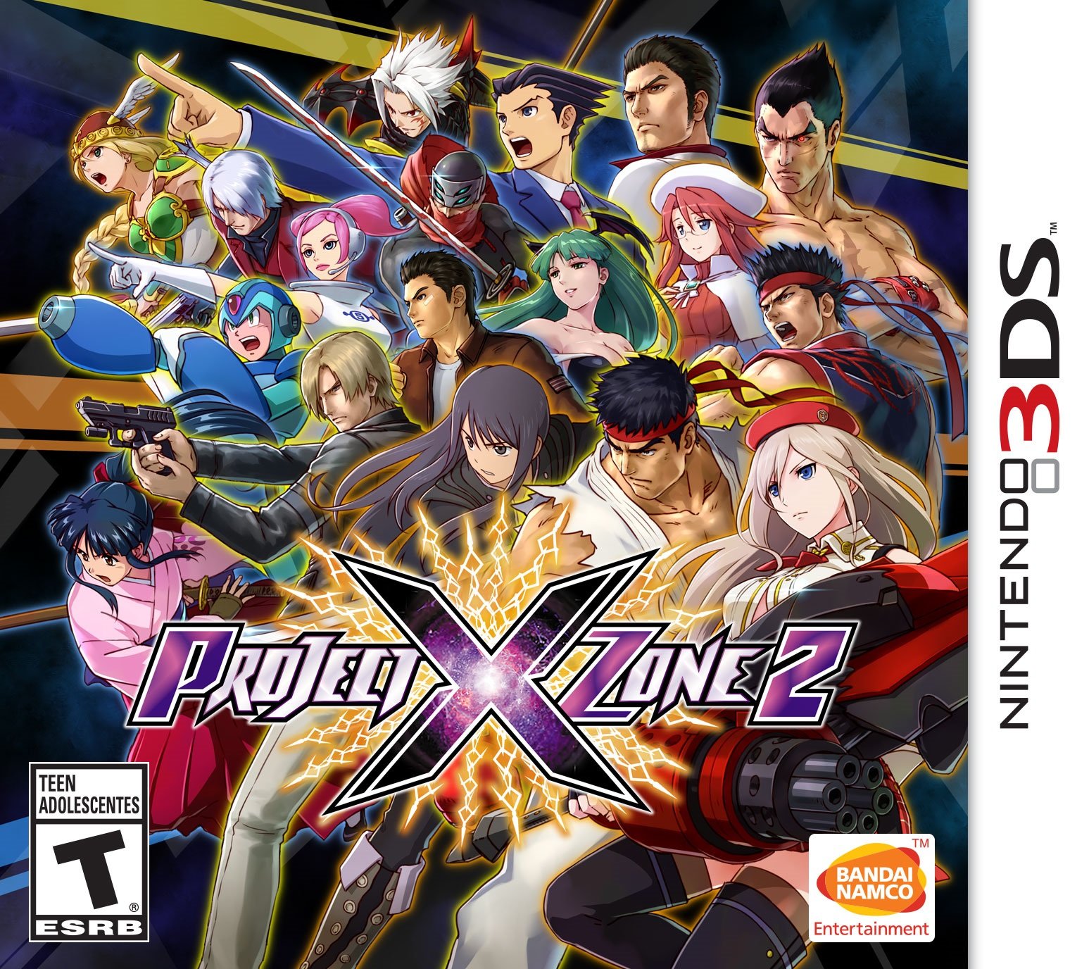 Project X Zone 2 - Nintendo 3DS Game | Crossover Fighting RPG for 3DS | Perfect for Anime & Gaming Fans | Play at Home or On-the-Go