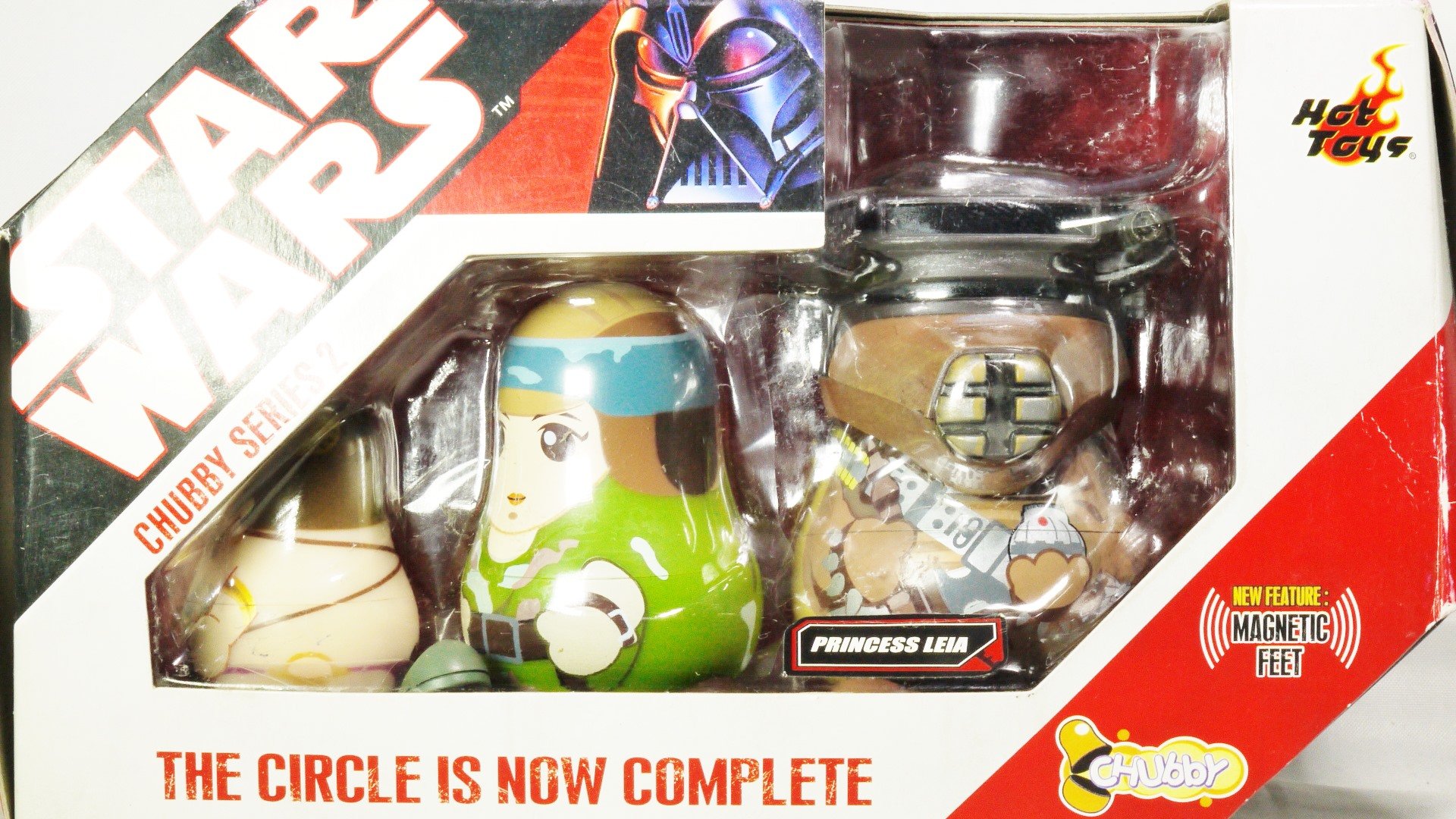 Star Wars HOT Toys Matryoshka Nesting Dolls - Princess Leia Set of 3 Collectible Figures with Magnetic Feet | Rare Limited Edition | Perfect for Disney Fans, Star Wars Collectors & Home Decor