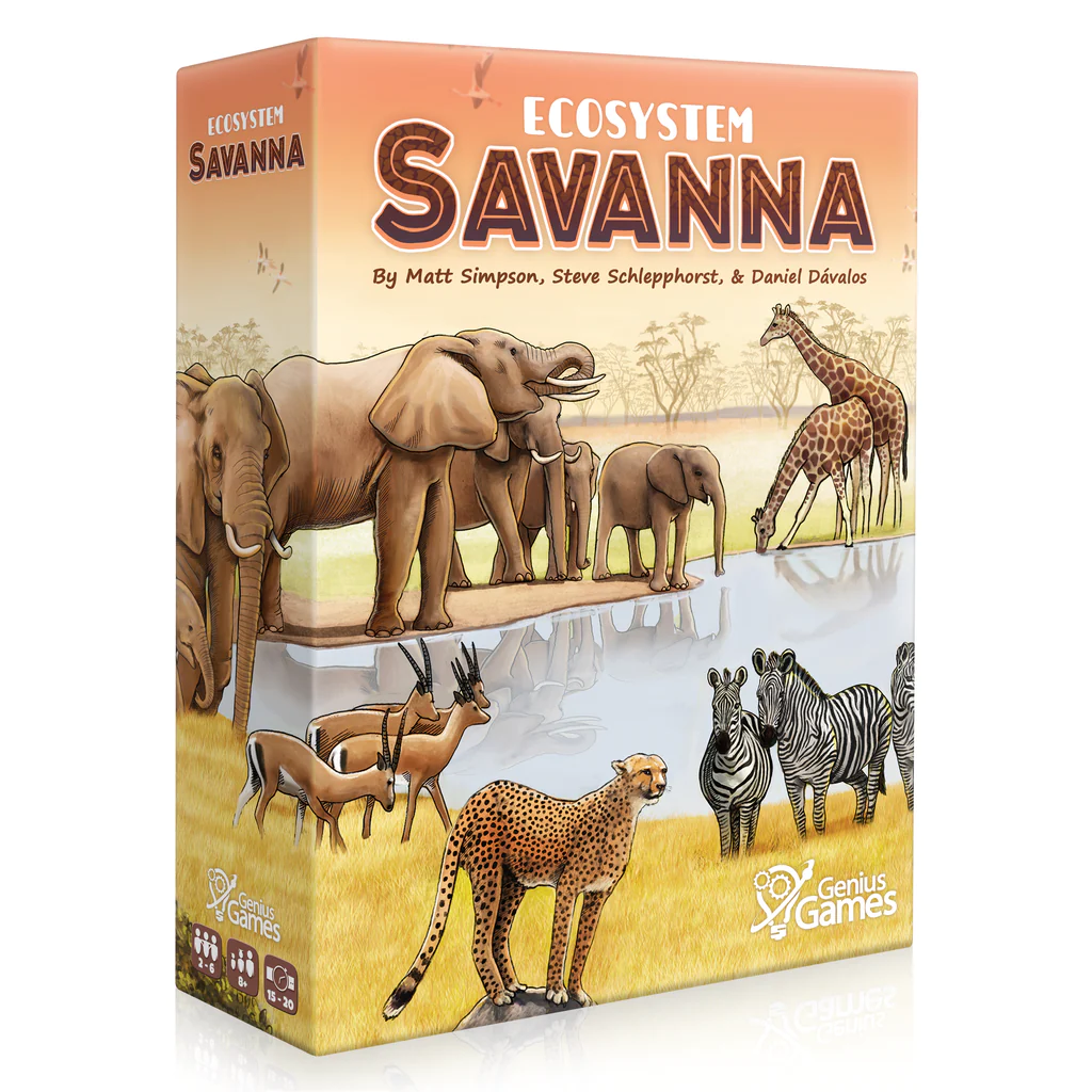 Ecosystem: Savanna - Explore the Diverse Wildlife and Plant Life of the African Grasslands | Perfect for Science Education, Home Decor & Nature Enthusiasts