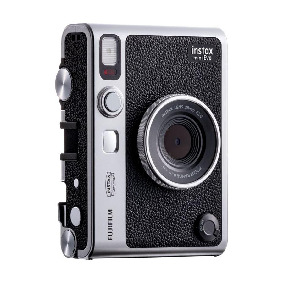 FUJIFILM Instax Mini Evo Instant Camera - Hybrid Digital & Analog Instant Film Printer (Black) - Perfect for Travel, Parties, and Capturing Memories