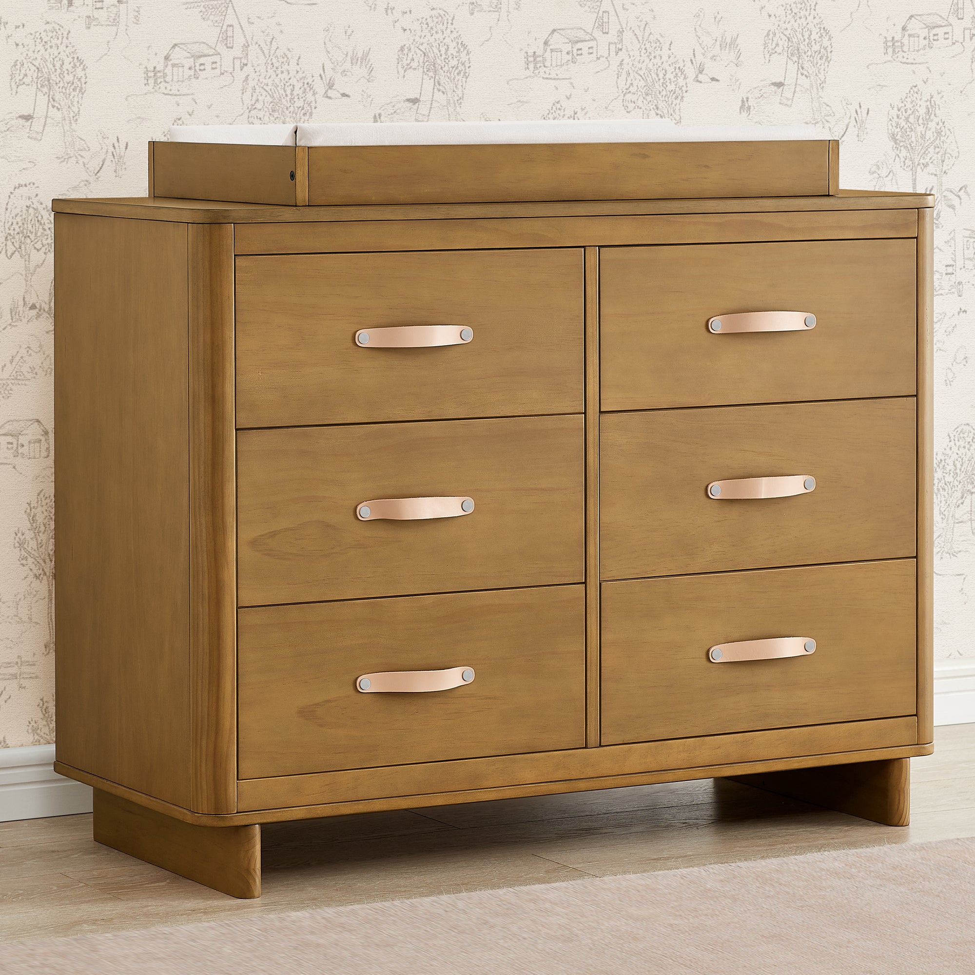 BabyGap Skye 6-Drawer Dresser with Interlocking Drawers - Nursery Storage Solution for Baby Clothes, Diapers & Essentials