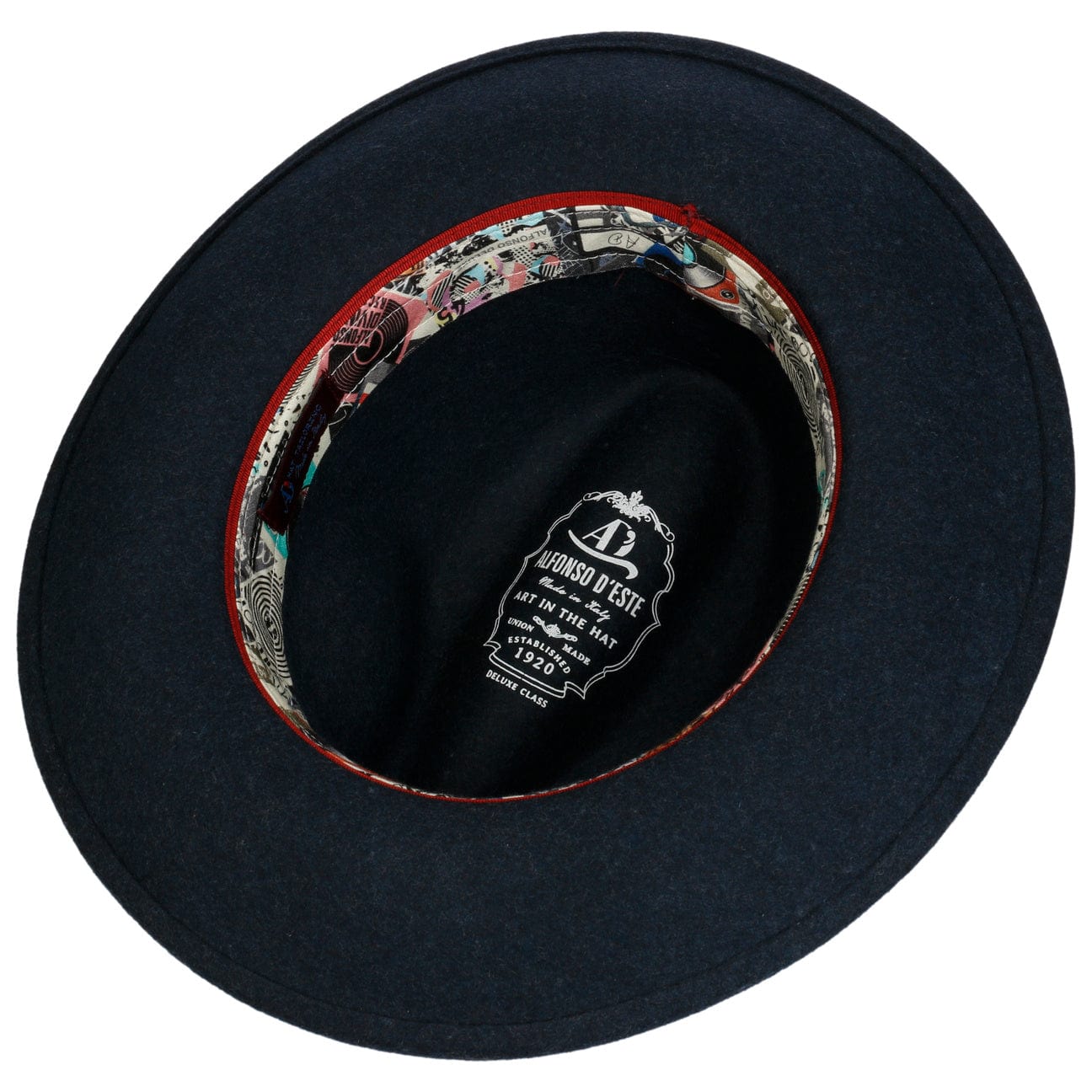 Stylish Wool Fedora Hat for Men & Women - Classic Alfonso D'Este Design - Perfect for Outdoor Events, Weddings & Fashion Statements