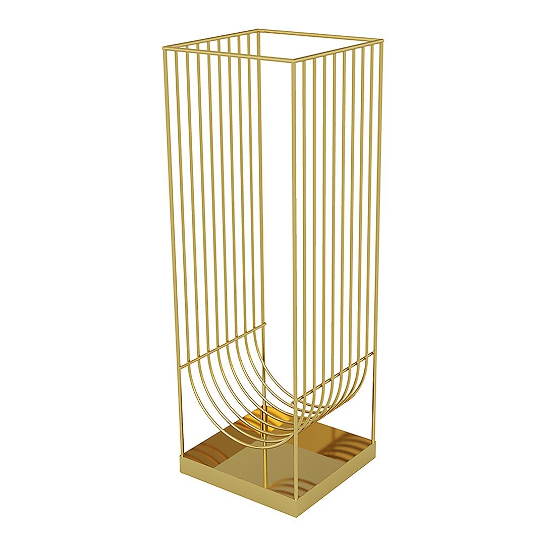 Stylish Curved Umbrella Stand - Heavy Duty Indoor/Outdoor Holder for Patio, Entryway, and Home Decor