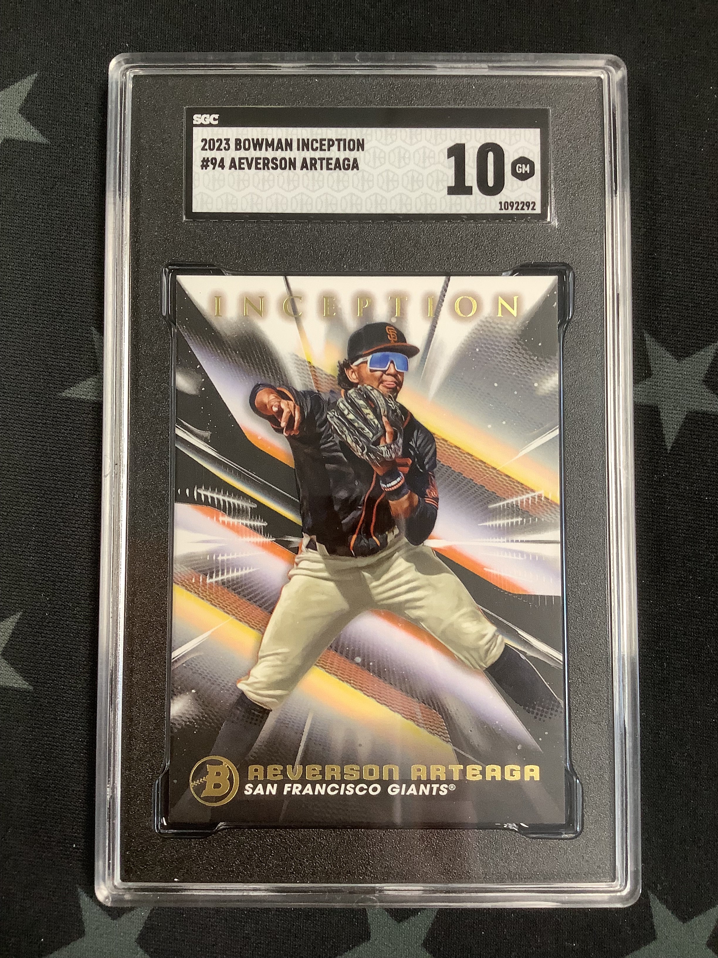 2023 Bowman Inception Aeverson Arteaga #94 SGC GM 10 Baseball Card - Rare Collectible for Sports Memorabilia & Trading Card Enthusiasts