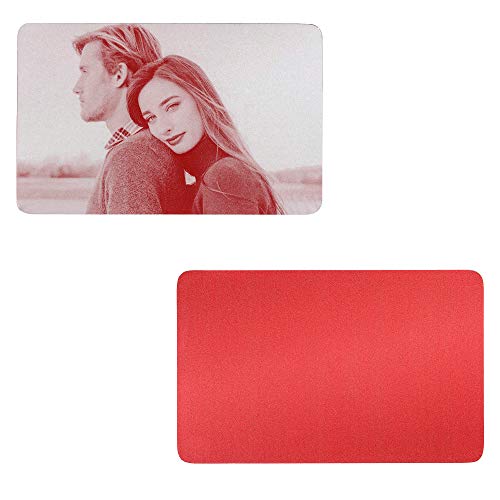 Red: 1 side photo engraving