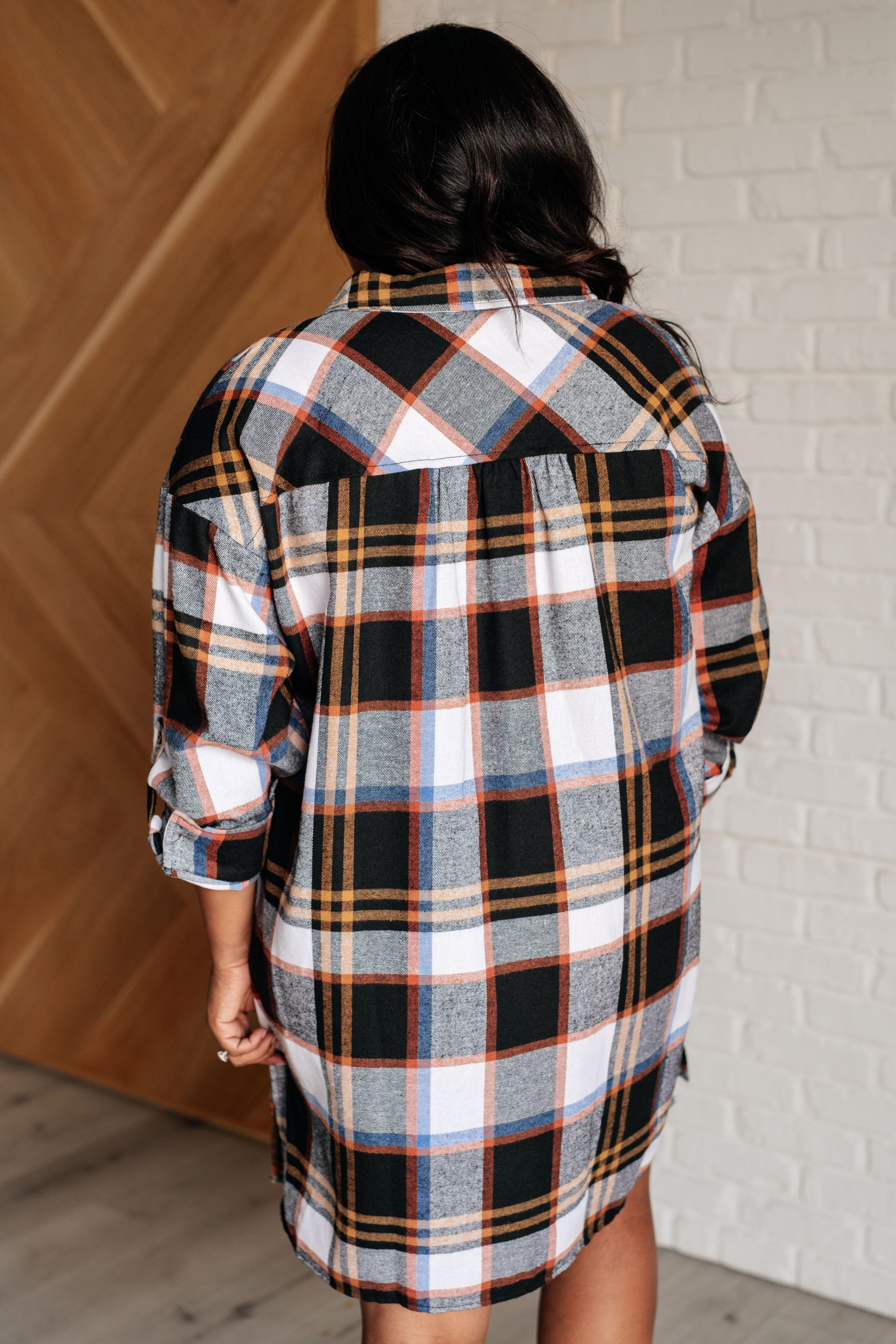 Stylish Plaid Shirt Dress for Women - Trendy Casual & Office Wear - Perfect for Fall Outfits, Date Nights and Layered Looks