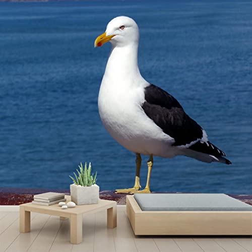 3D Bird Wildlife Wall Murals - Peel and Stick Self-Adhesive PVC Wallpaper for Bedroom, Living Room Decor - 110