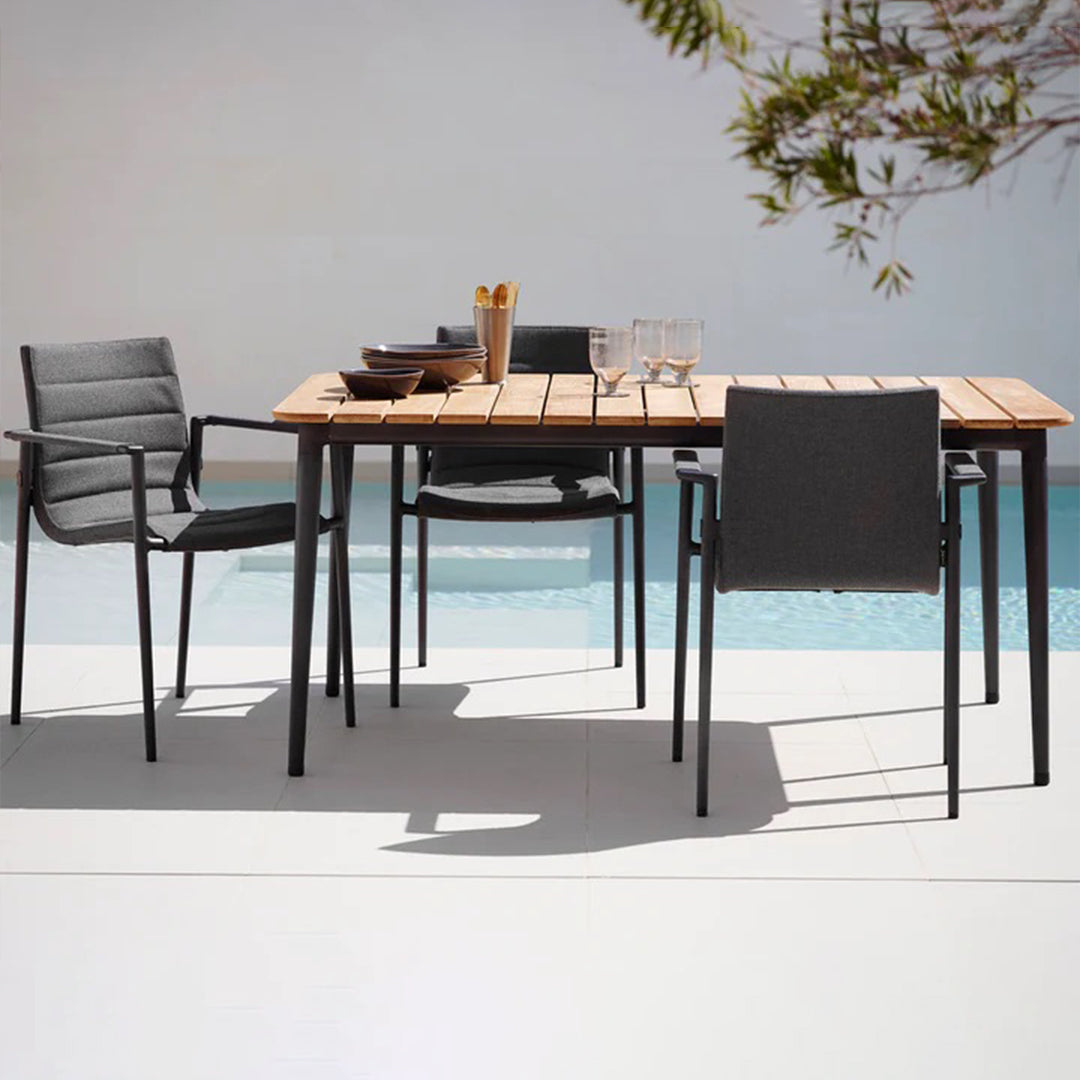 Premium Outdoor Dining Table Set - Weather-Resistant & Durable for Patio, Garden, Backyard - Perfect for Family Gatherings & BBQ Parties