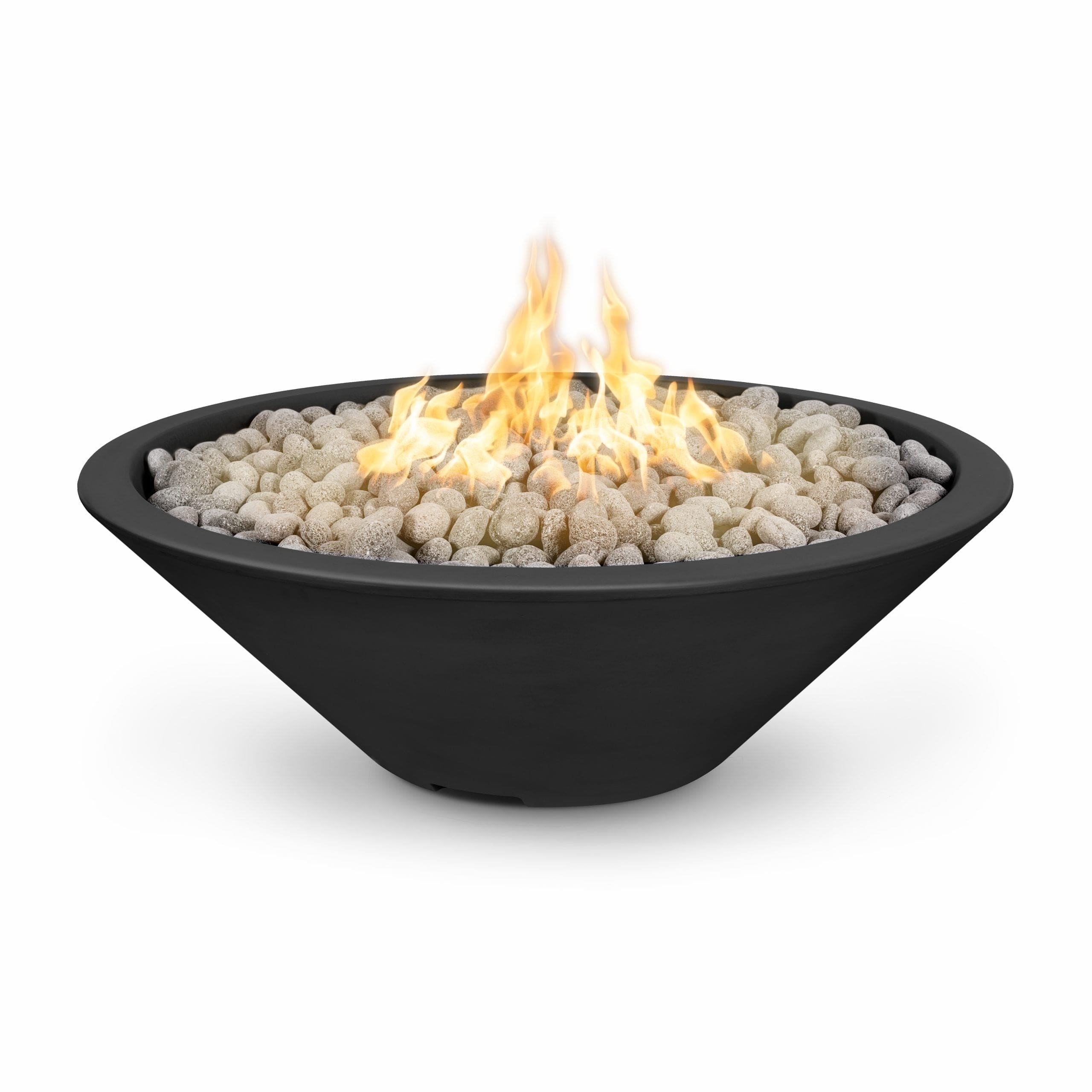 Premium Powder Coated Steel Fire Pit with Narrow Ledge - Outdoor Backyard, Patio, Camping & Garden Fire Pit for Cozy Gatherings