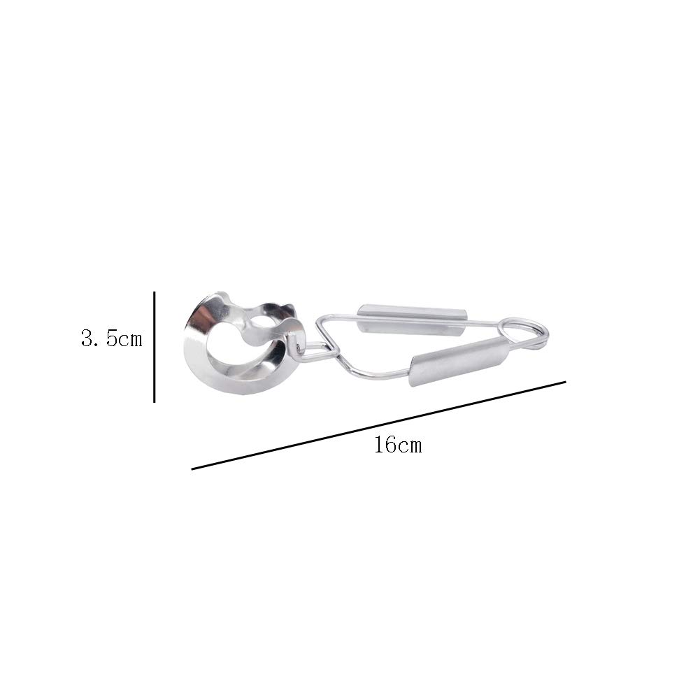 4 Pieces Stainless Steel Snail Tong & Plier Set - Durable Kitchen Food Clamp Utensil for Home & Restaurant Use, Perfect for Seafood, Snails, and More