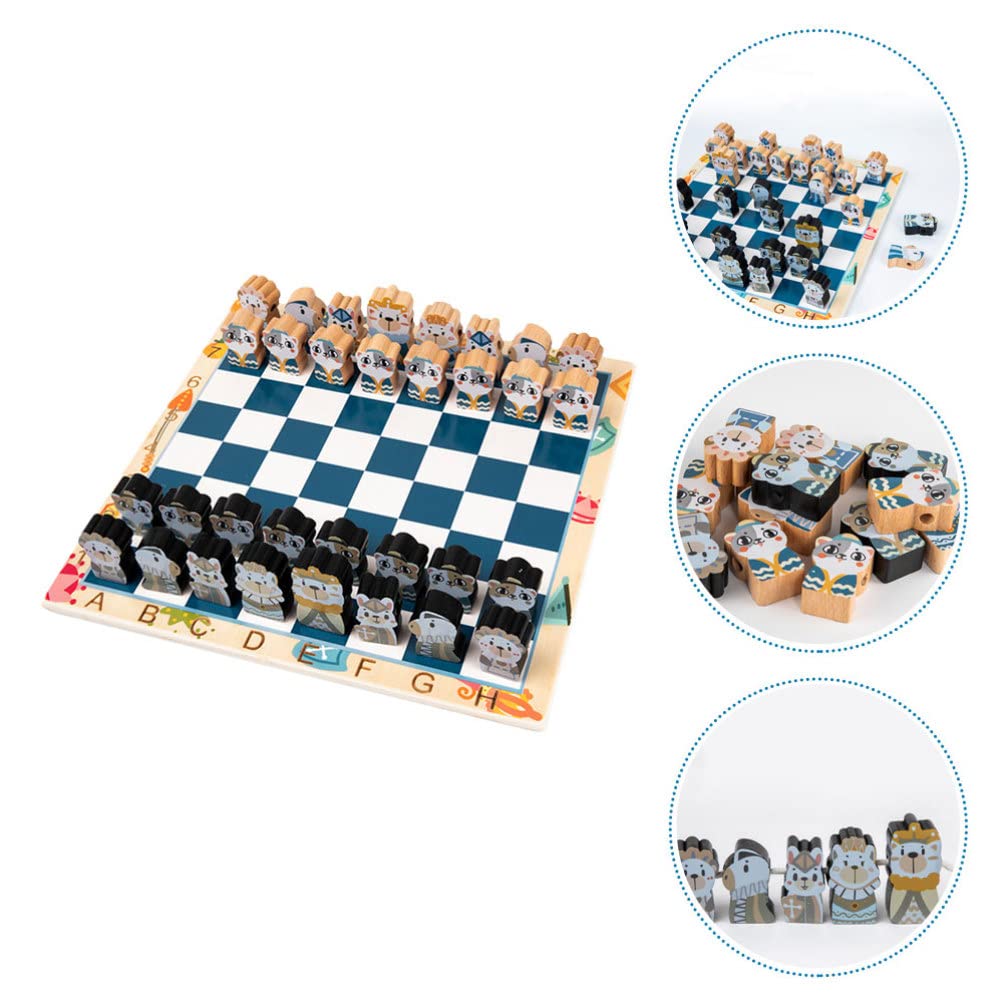 Wooden Chess Set - Classic Board Game for Kids & Adults | Educational & Fun Strategy Game for Home, Office, or Travel | Perfect for Family Game Nights & Brain Training