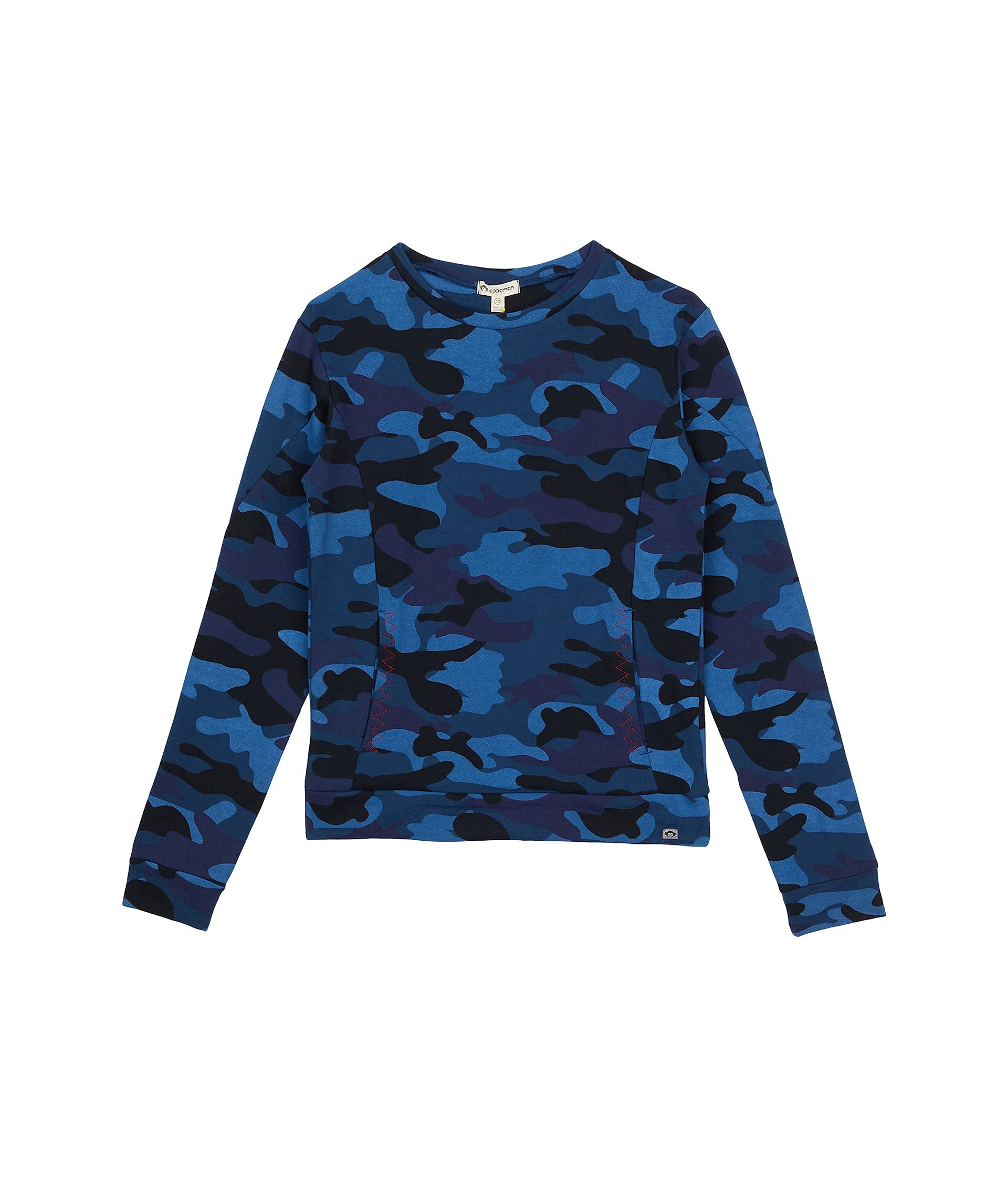 Appaman Boys' Feature Crew Neck Sweatshirt with Front Pockets - Toddler to Big Kids Sizes (2T-14) | Cozy Pullover for School, Playdates & Outdoor Activities