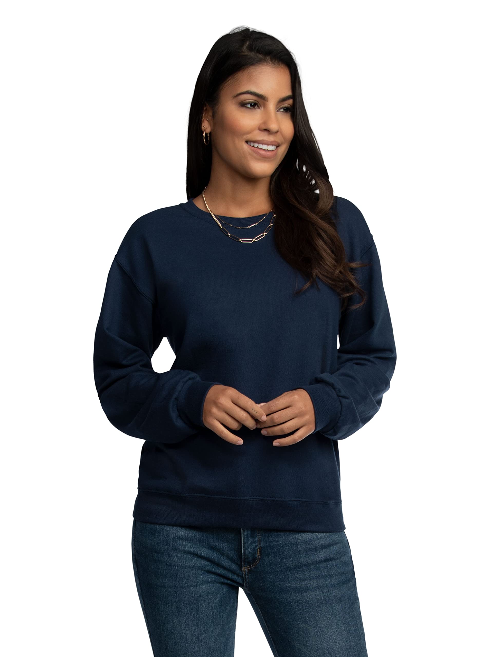 Fruit of the Loom Men's Big and Tall Fleece Crewneck Sweatshirt - Soft & Comfortable Pullover for Casual Wear, Lounge & Outdoor Activities