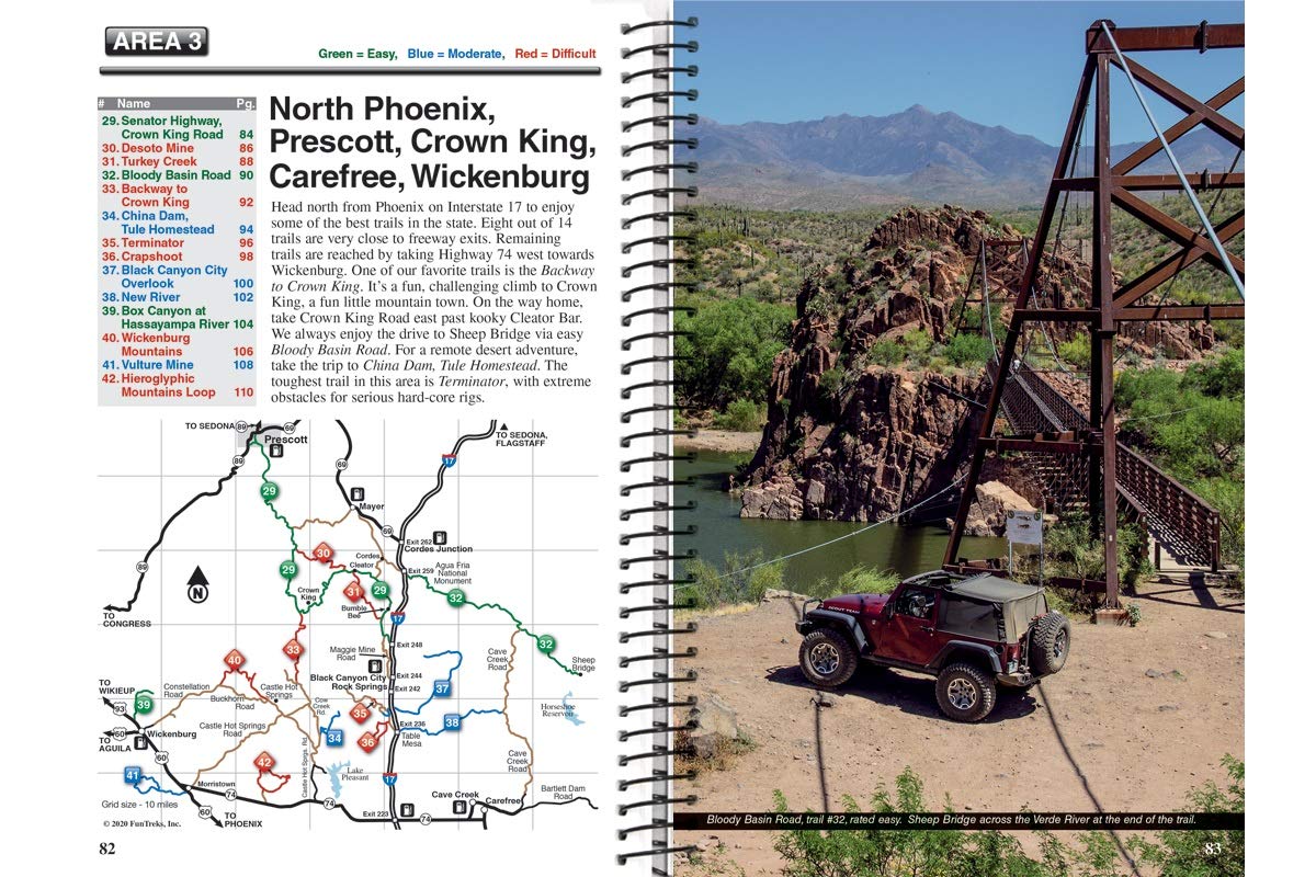 Arizona Backroads & 4WD Trails Guide Book - Ultimate Off-Road Adventure Guide for Jeep, Truck & SUV Enthusiasts | Explore AZ Desert & Mountain Scenic Routes