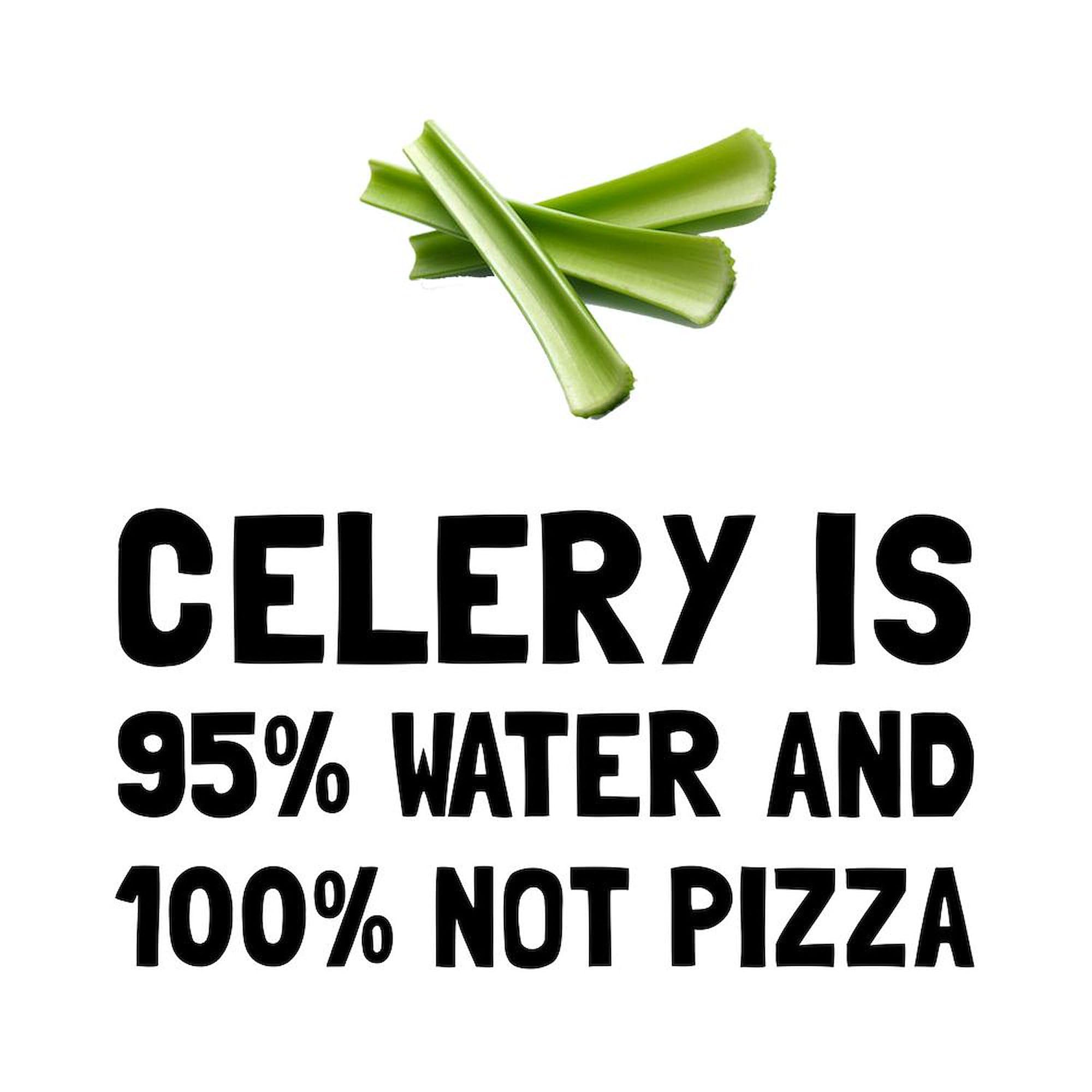 Celery Not Pizza Funny Coffee Mug - 20 oz Large Ceramic Mega Mug for Tea, Hot Chocolate & Office Humor Gifts