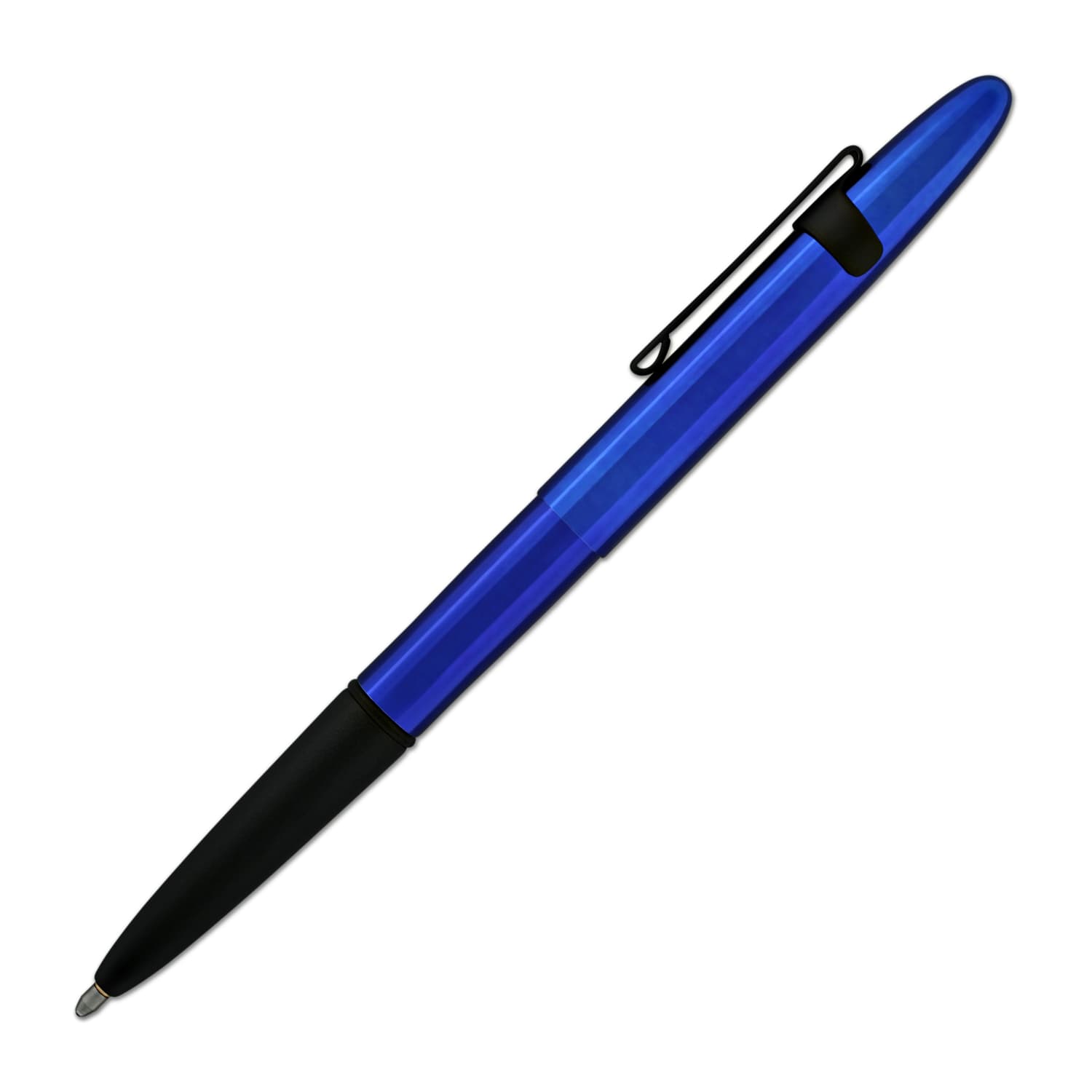 Fisher Space Pen Bullet Ballpoint Pen - Blueberry & Matte Black - Compact, Refillable, Pressurized Ink for Writing Anywhere - Perfect for Travel, Outdoor Adventures, and Everyday Carry (EDC)