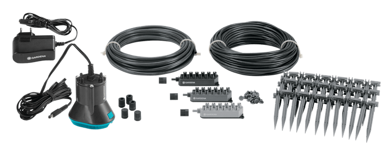 Gardena Holiday Watering Set - Automatic Plant Watering System for Indoor & Outdoor Plants - Perfect for Vacation, Travel & Home Gardening