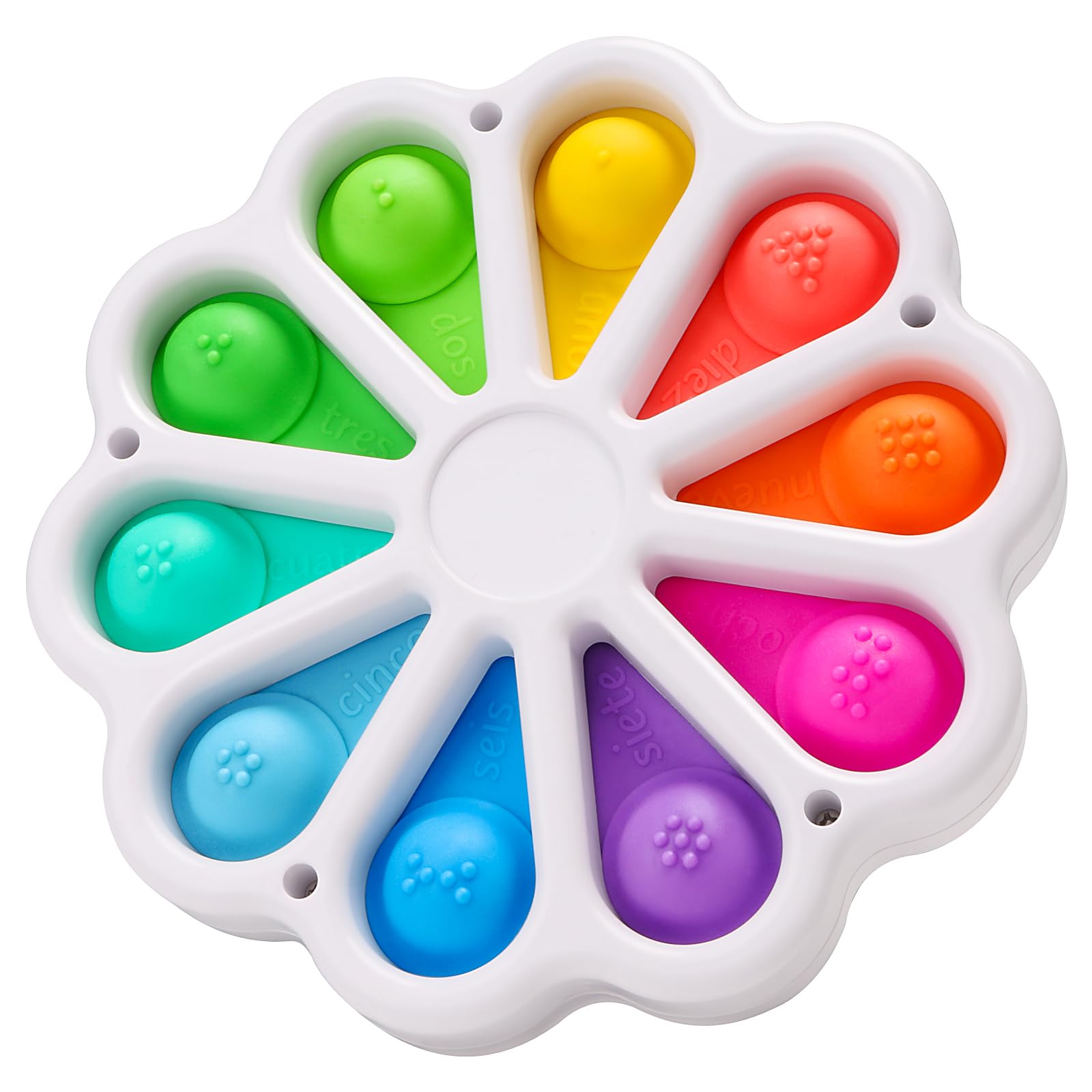 **Pop Fidget Sensory Toys for Toddlers 1-3 Years Old – Montessori Push & Pop Bubble Toys for Early Learning, Fine Motor Skills & Stress Relief – Perfect for Preschool, Travel & Sensory Play**