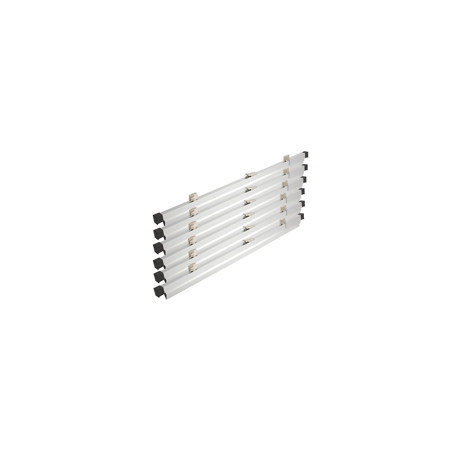 42 Inch Heavy Duty Blueprint Holder Set of 6 Clamps - Perfect for Construction Plans, Architectural Drawings & Blueprints - Durable Design for Job Sites & Office Use - Brookside Design PC642