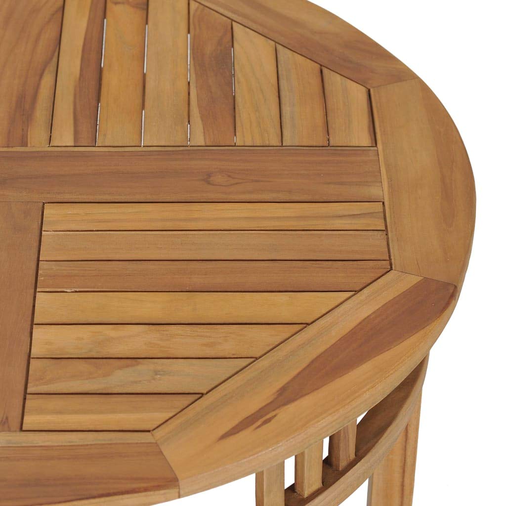 Solid Teak Wood Dining Table & Coffee Table - 31.5