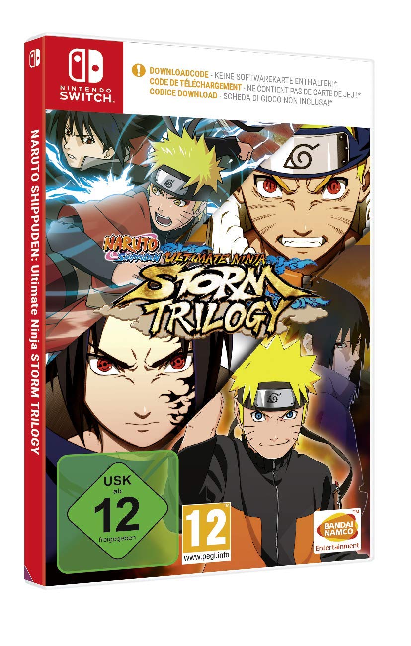 Naruto Ultimate Ninja Storm Trilogy (Code in Box) - Nintendo Switch Game | Anime Fighting Adventure | Perfect for Anime Fans & Gamers