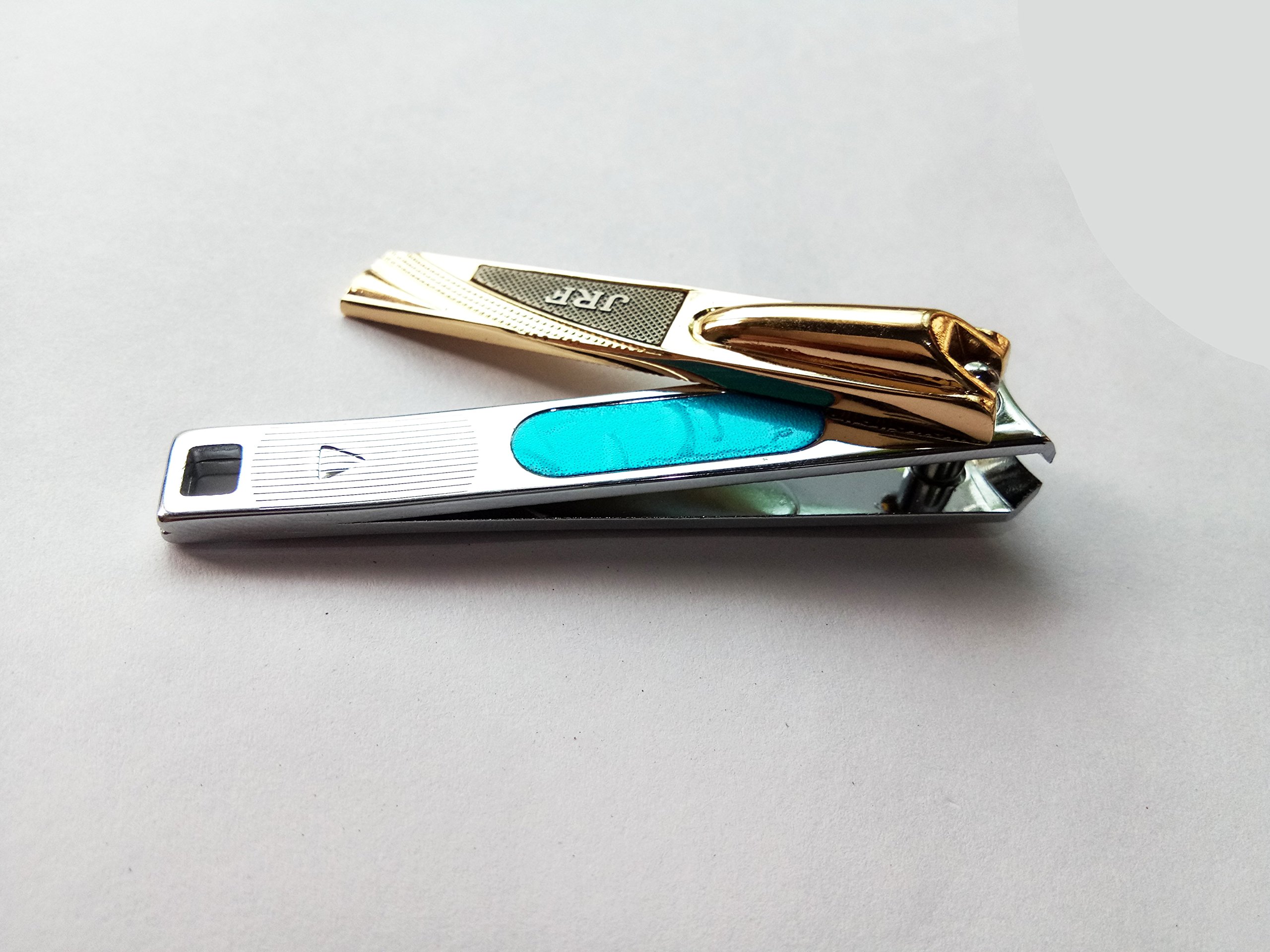 Premium Stainless Steel Nail Clipper Set - Sharp Metal Nail Cutter for Men & Women - Durable Toenail & Fingernail Trimmer for Travel, Home, and Salon Use