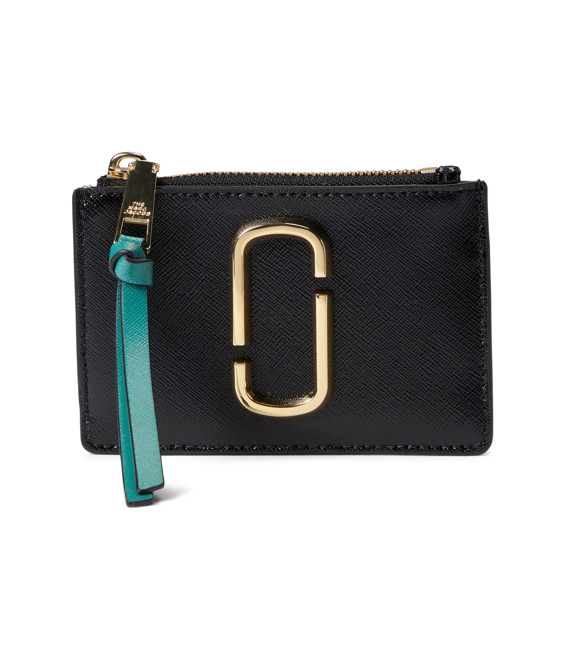 Marc Jacobs Women's Top Zip Multi Wallet - Stylish RFID Blocking Leather Wallet for Credit Cards & Cash | Perfect for Everyday Use, Travel & Shopping