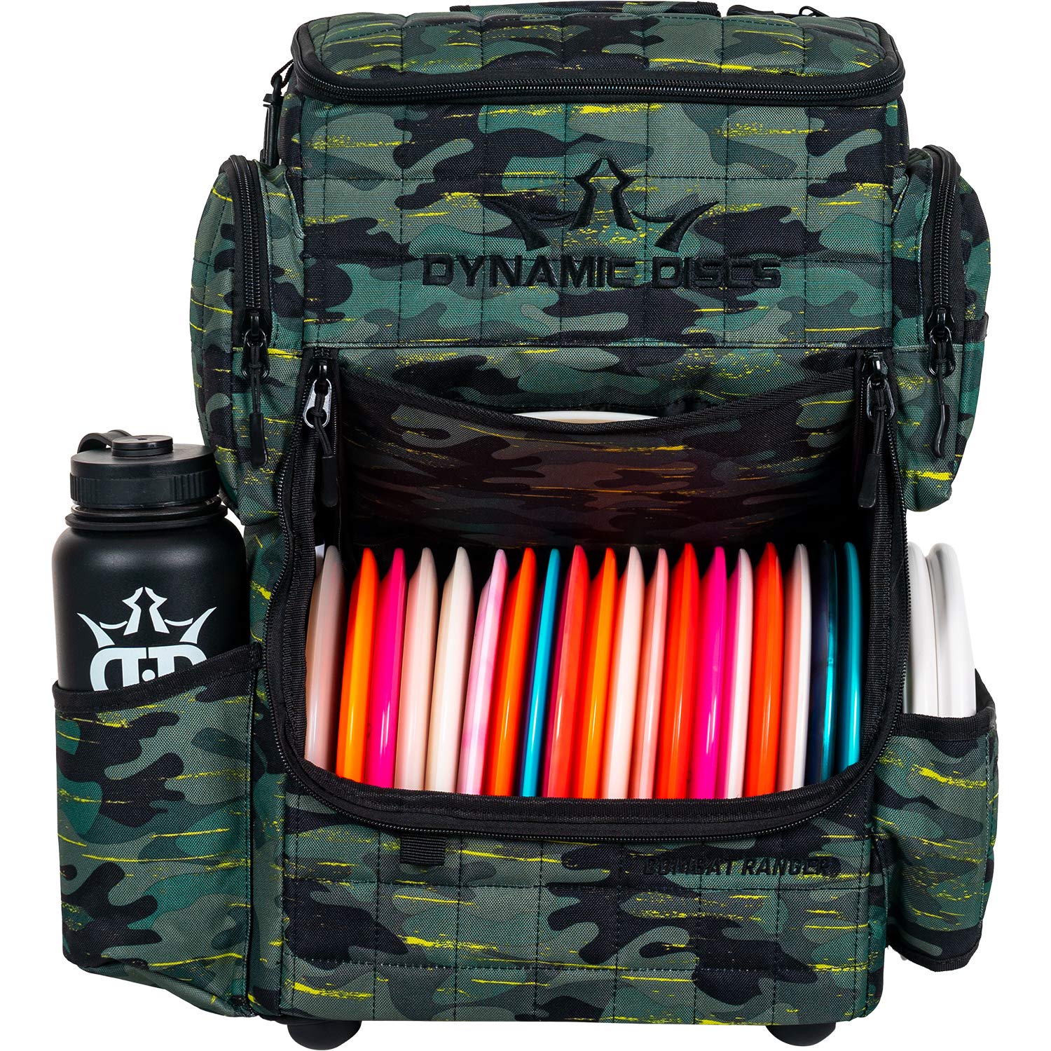 Dynamic Discs Combat Ranger Disc Golf Backpack - Large Capacity Disc Golf Bag with Putter Pouch | Holds 20+ Discs | Premium Disc Golf Accessories for Men & Women | Durable Frisbee Golf Backpack for Tournaments & Practice | Perfect for Professional Players & Beginners