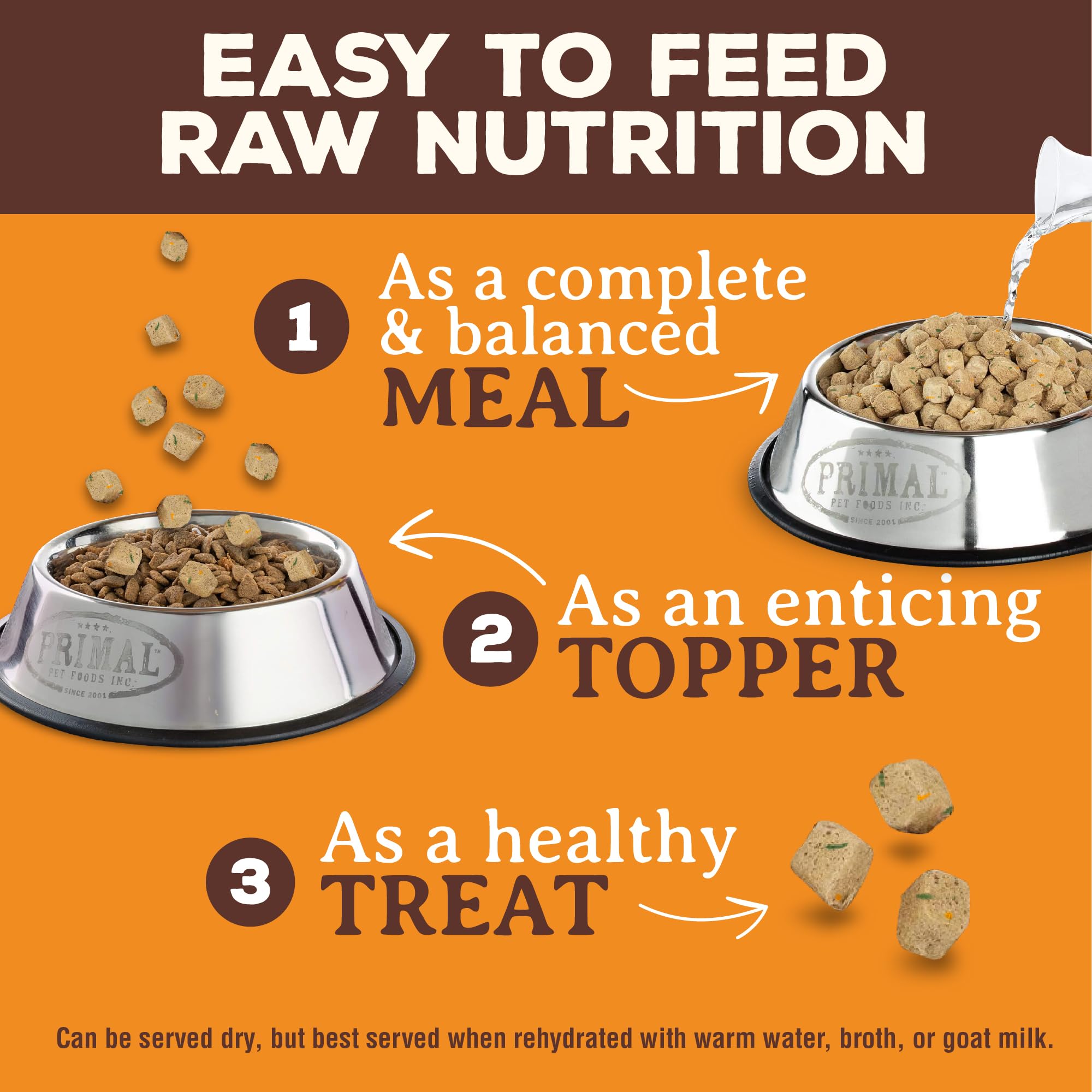 **Primal Freeze-Dried Beef Mini Nuggets Dog Food – Grain-Free, High Protein Raw Diet – Complete & Balanced Meal for Dogs – Scoop & Serve, Topper, or Treat – Healthy & Premium (25 oz) – Perfect for Active Dogs, Training Rewards & Digestive Health**