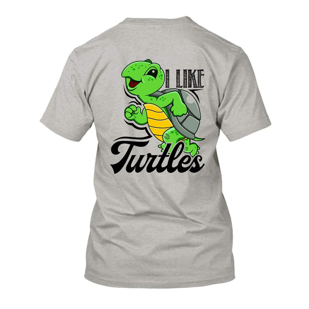 I Like Turtles Graphic T-Shirt - Unisex Cotton Tee for Men & Women - Casual Wear, Funny Statement Shirt for Turtle Lovers, Gifts, and Everyday Outfits