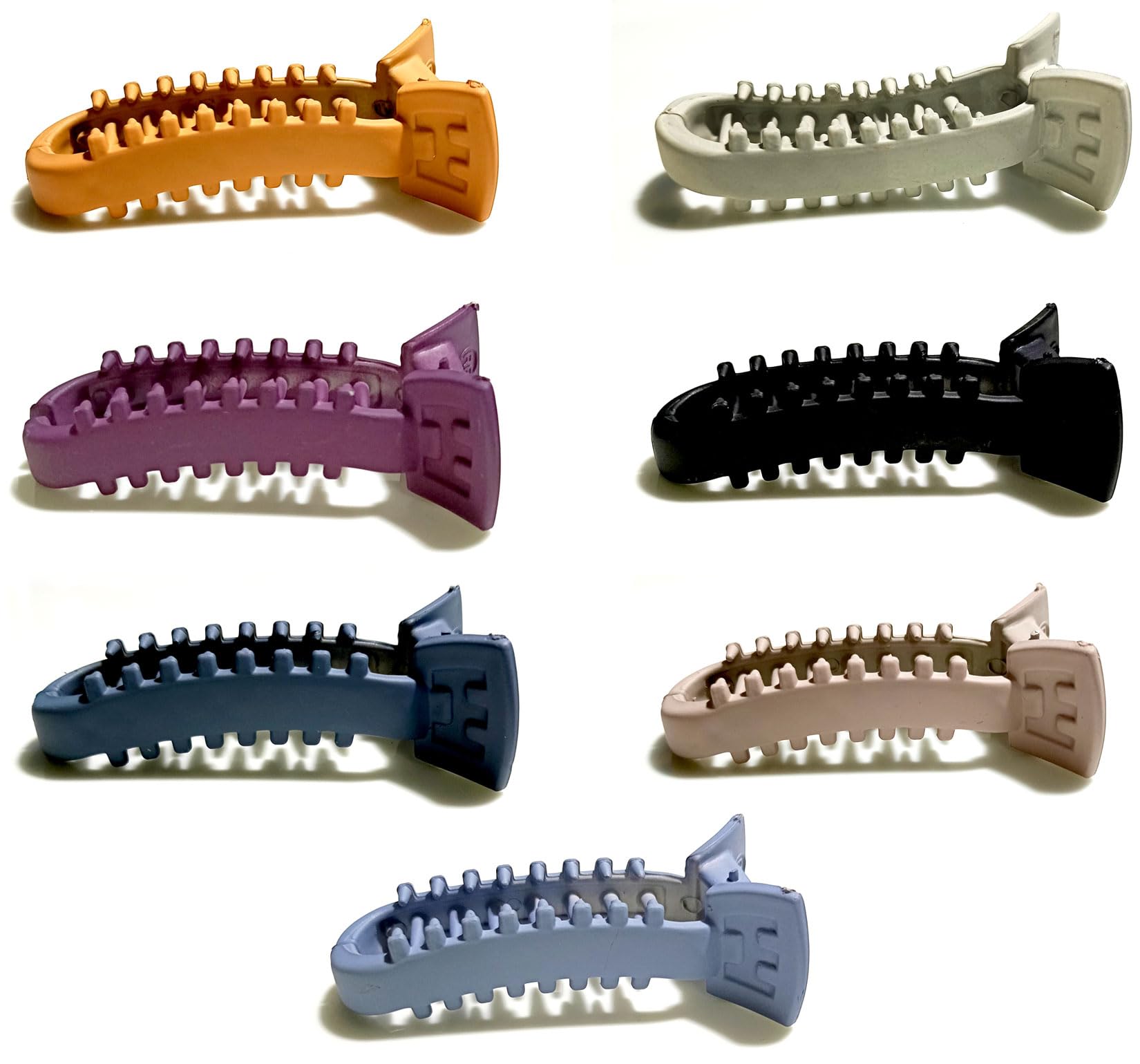 BHARATGAURAV Non-Slip Banana Claw Hair Clip - Butterfly Jaw Clamp Styling Accessories for Women & Girls (6-Pack, Multicolor) - Perfect for Ponytails, Buns & Everyday Hairstyles