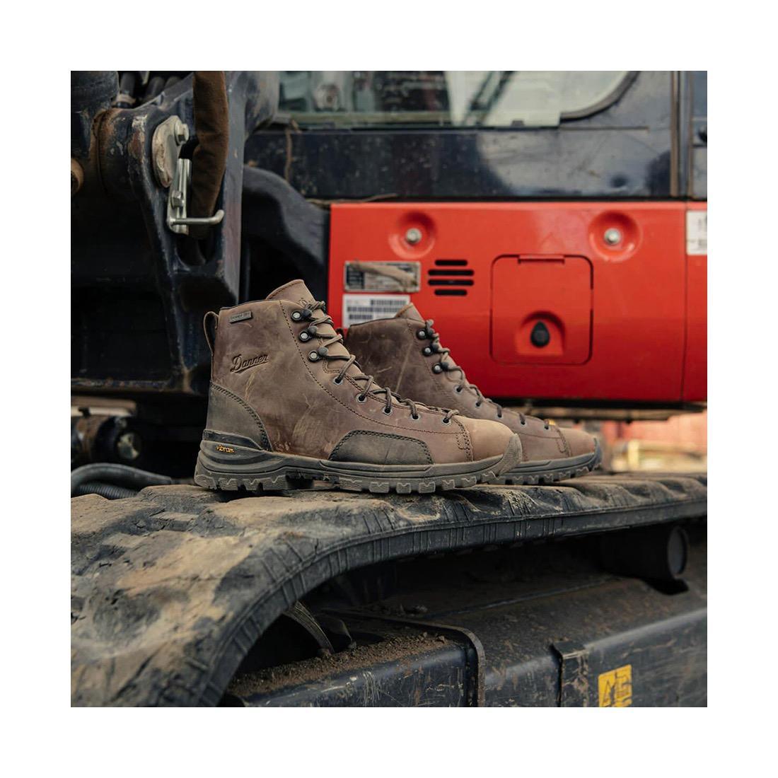 Stronghold 6 Waterproof Nano Toe Work Boots for Men - Slip Resistant Safety Shoes for Construction, Warehouse & Outdoor Work