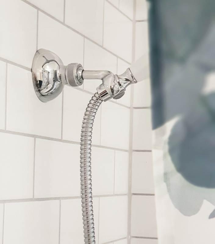 Stainless Steel Hand Shower Holder with Chrome Finish - Perfect for Bathroom, Shower, and Spa Use