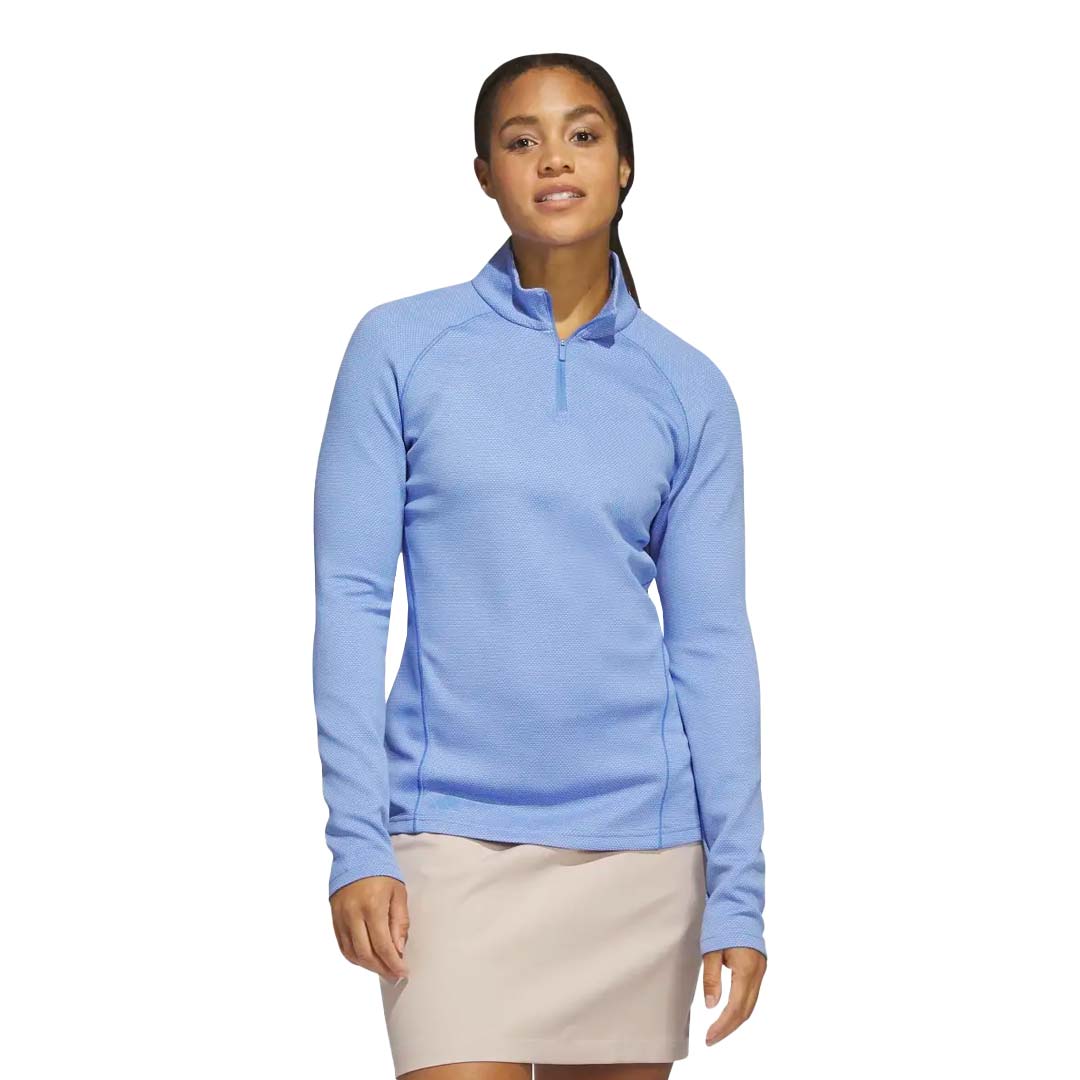 adidas Women's 1/4 Zip Golf Pullover Jacket HT1266 - Lightweight & Breathable for Golfing & Outdoor Activities