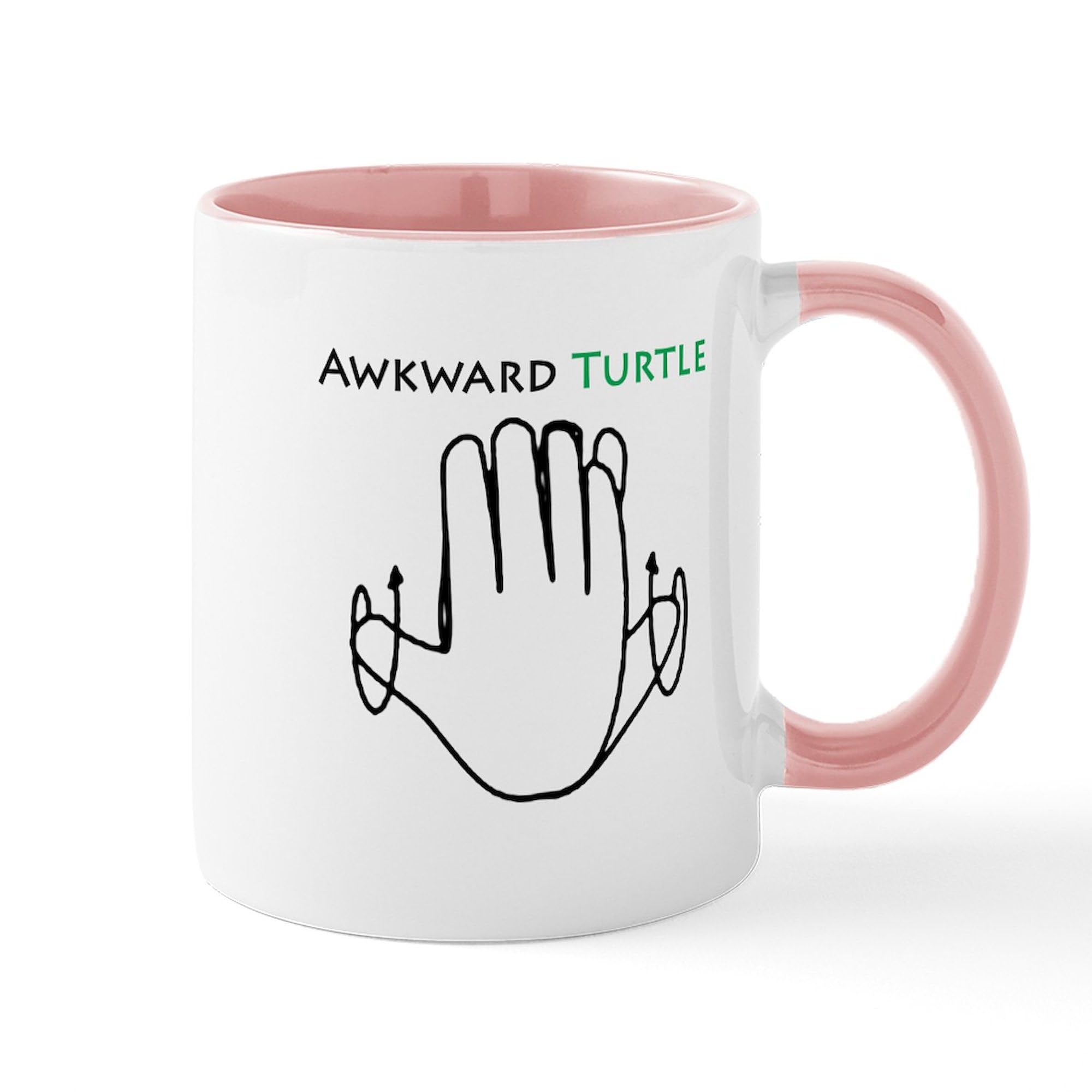 Awkward Turtle Ceramic Coffee Mug 11oz (325ml) - Funny Novelty Gift for Office, Home & College Use - Perfect for Tea, Hot Chocolate & Coffee Lovers