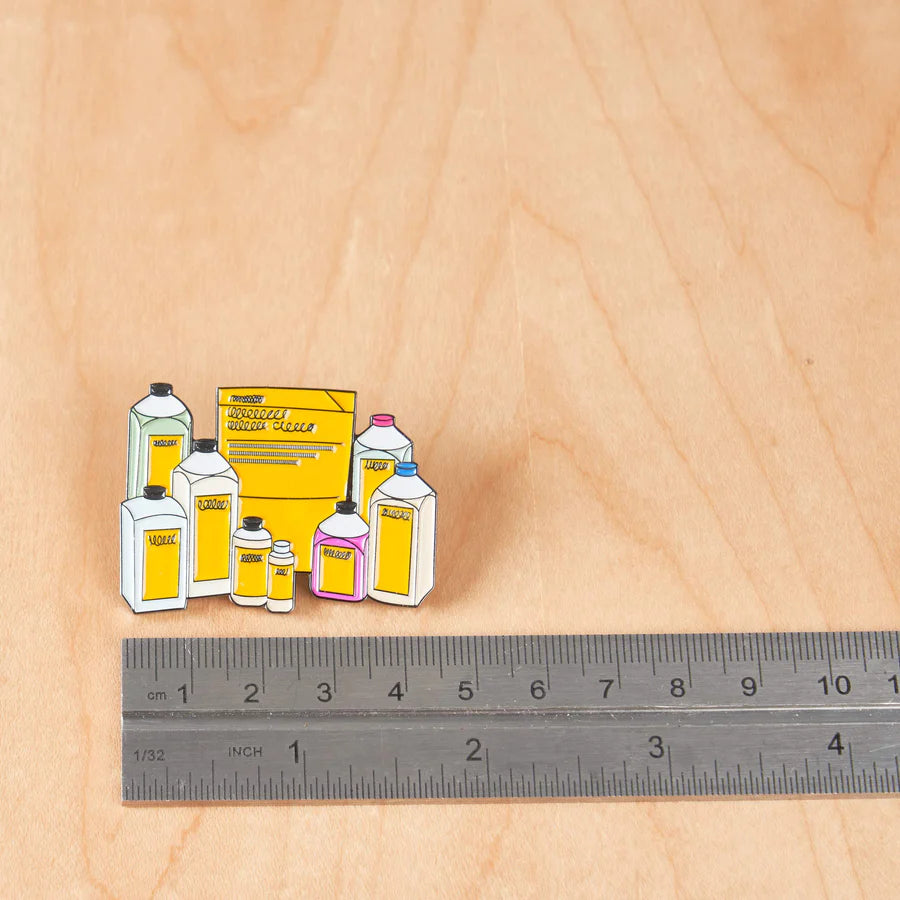 Darkroom Chemical Film Developer Storage Bottles with Pin - Airtight Lightproof Containers for Photography Darkroom Supplies | Perfect for Storing, Mixing & Organizing Film Processing Chemicals