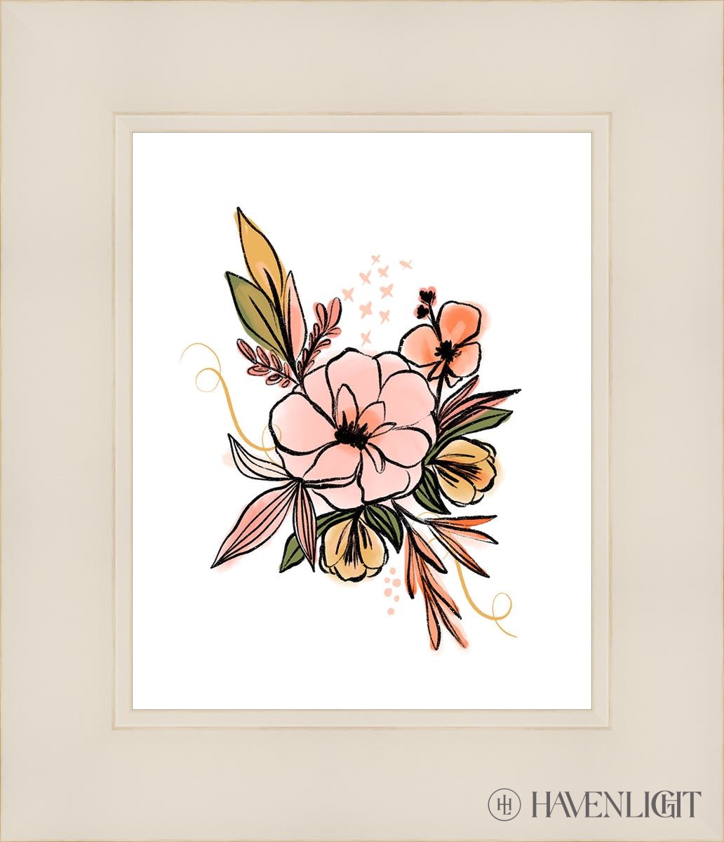 Flowers 1 By Rhonna Farrer - Beautiful Floral Art Print for Home Decor, Wall Art & Gift Ideas - Perfect for Living Room, Bedroom & Office Decorations