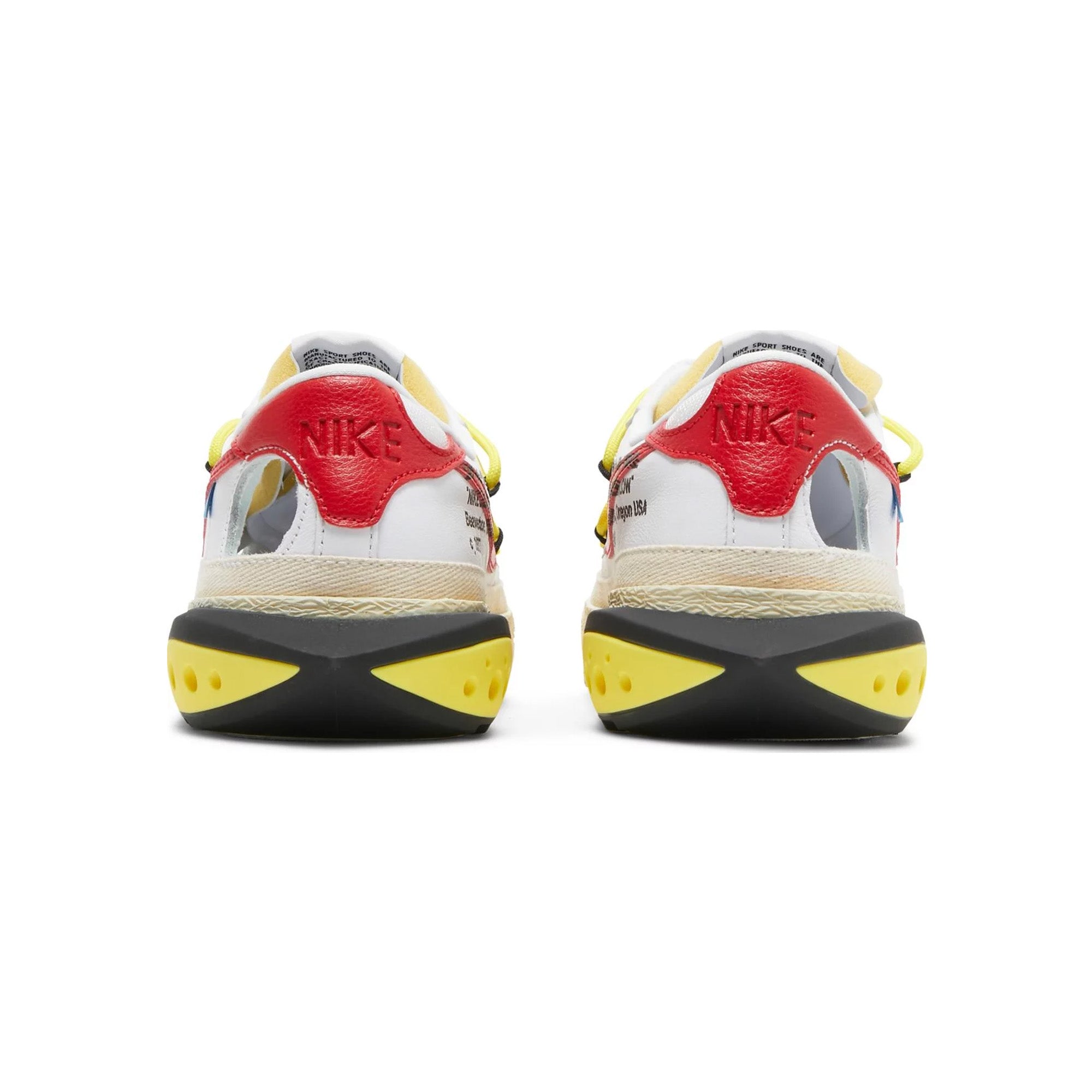 Nike Blazer Low 77 x Off-White 'University Red' Sneakers (2022) - Men's Streetwear Basketball Shoes for Casual Wear & Urban Fashion