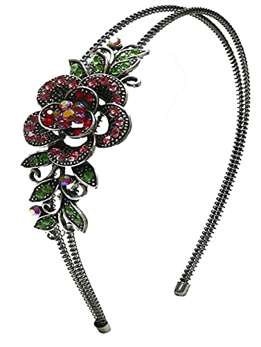 rose with red AB at center