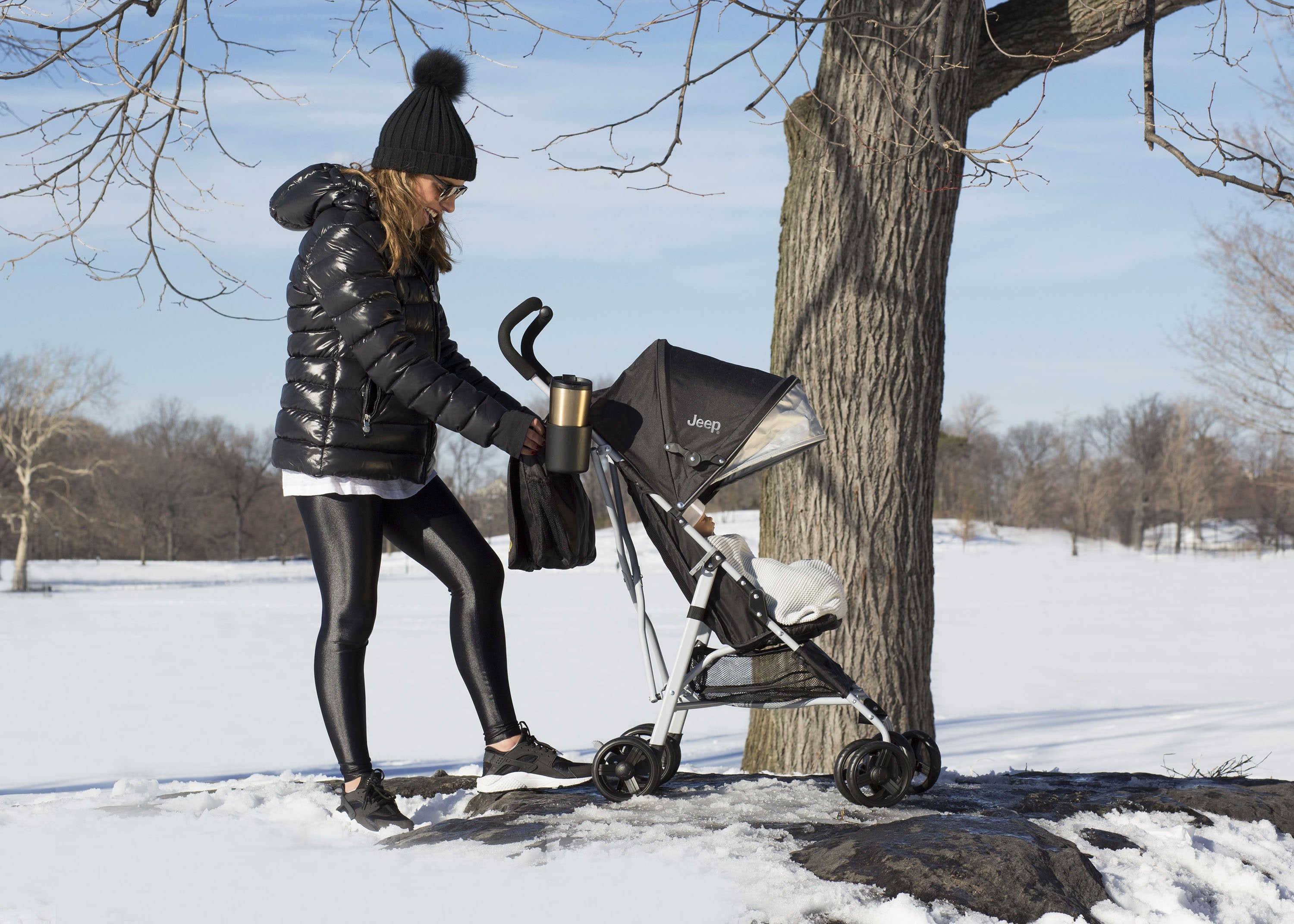 Jeep® North Star All-Terrain Stroller for Babies & Toddlers - Lightweight, Compact, and Durable for Outdoor Adventures, Travel, and Daily Walks