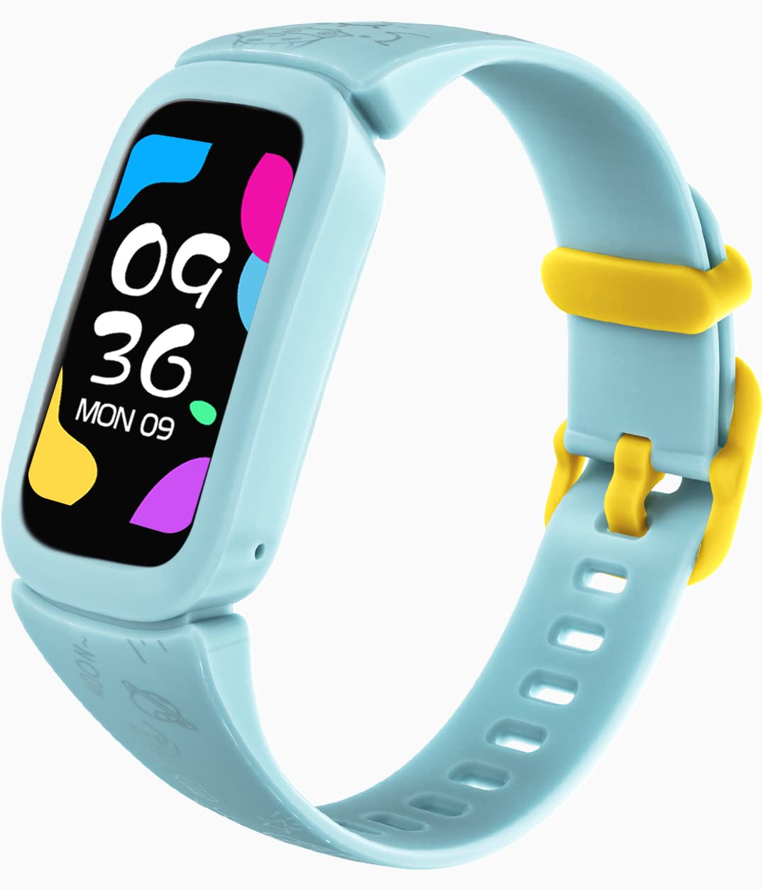 MorePro Kids Fitness Tracker with Heart Rate & SpO2 Monitor - Waterproof Smartwatch for Active Boys & Girls