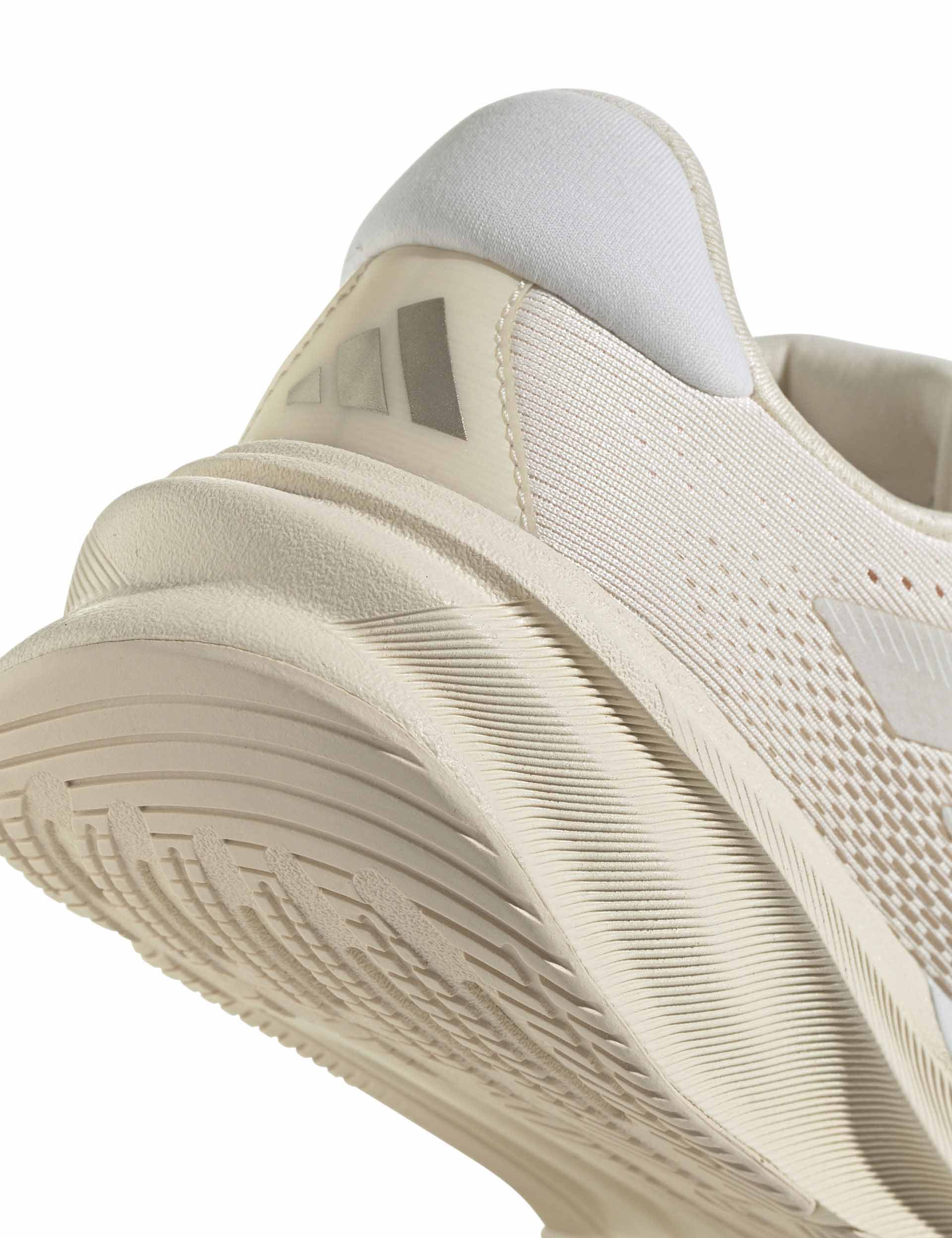 Supernova Stride 2.0 Running Shoes for Men & Women - Lightweight Cushioned Athletic Sneakers in Wonder White/Cyber Metallic/Warm Sandstone - Perfect for Jogging, Gym Workouts & Daily Walking