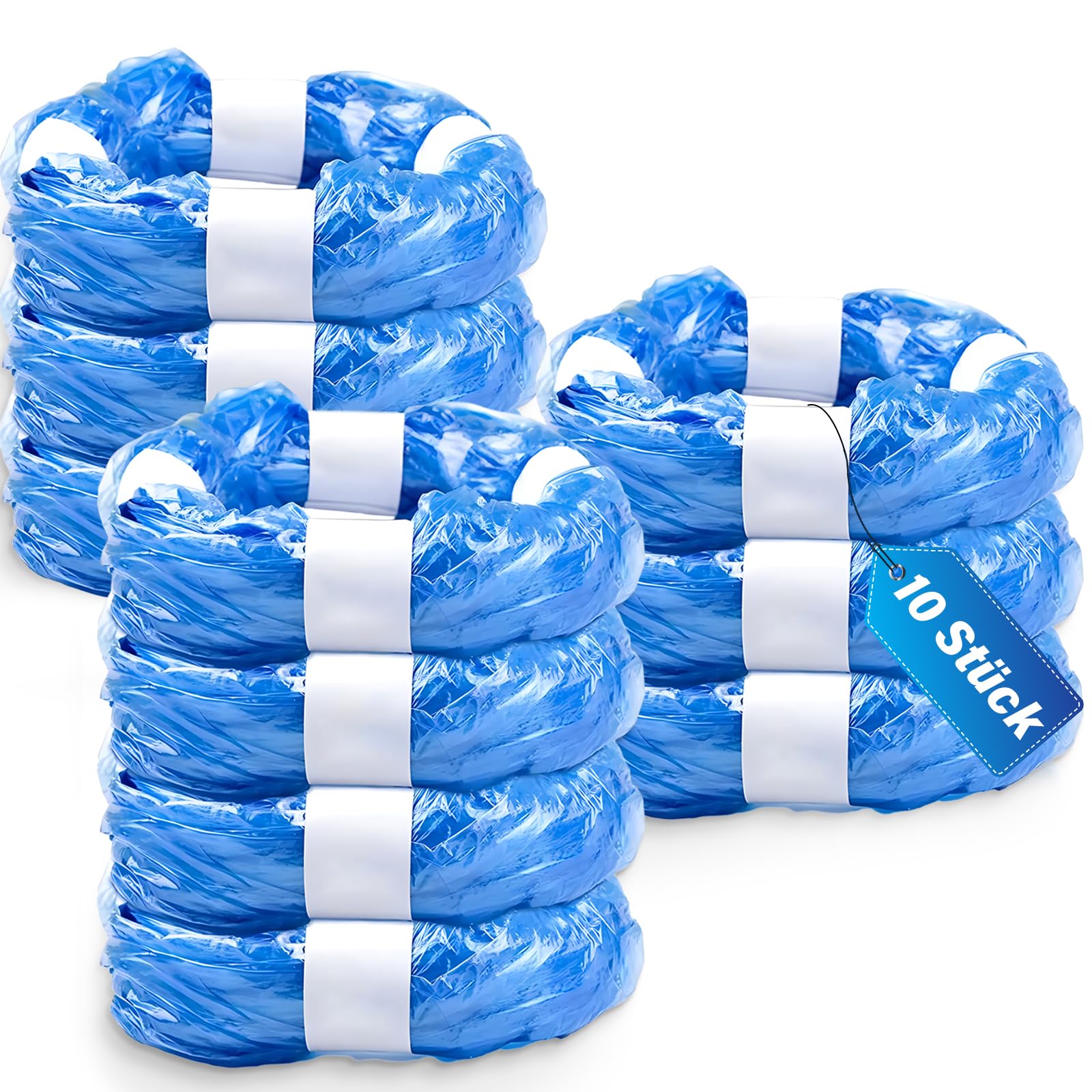 10 Pack Antibacterial Multi-Layer Diaper Pail Refills - Odor Control & Leak Proof, Compatible with Tommee Tippee Sangenic Tec - Perfect for Nursery, Baby Room & Diaper Changing Stations