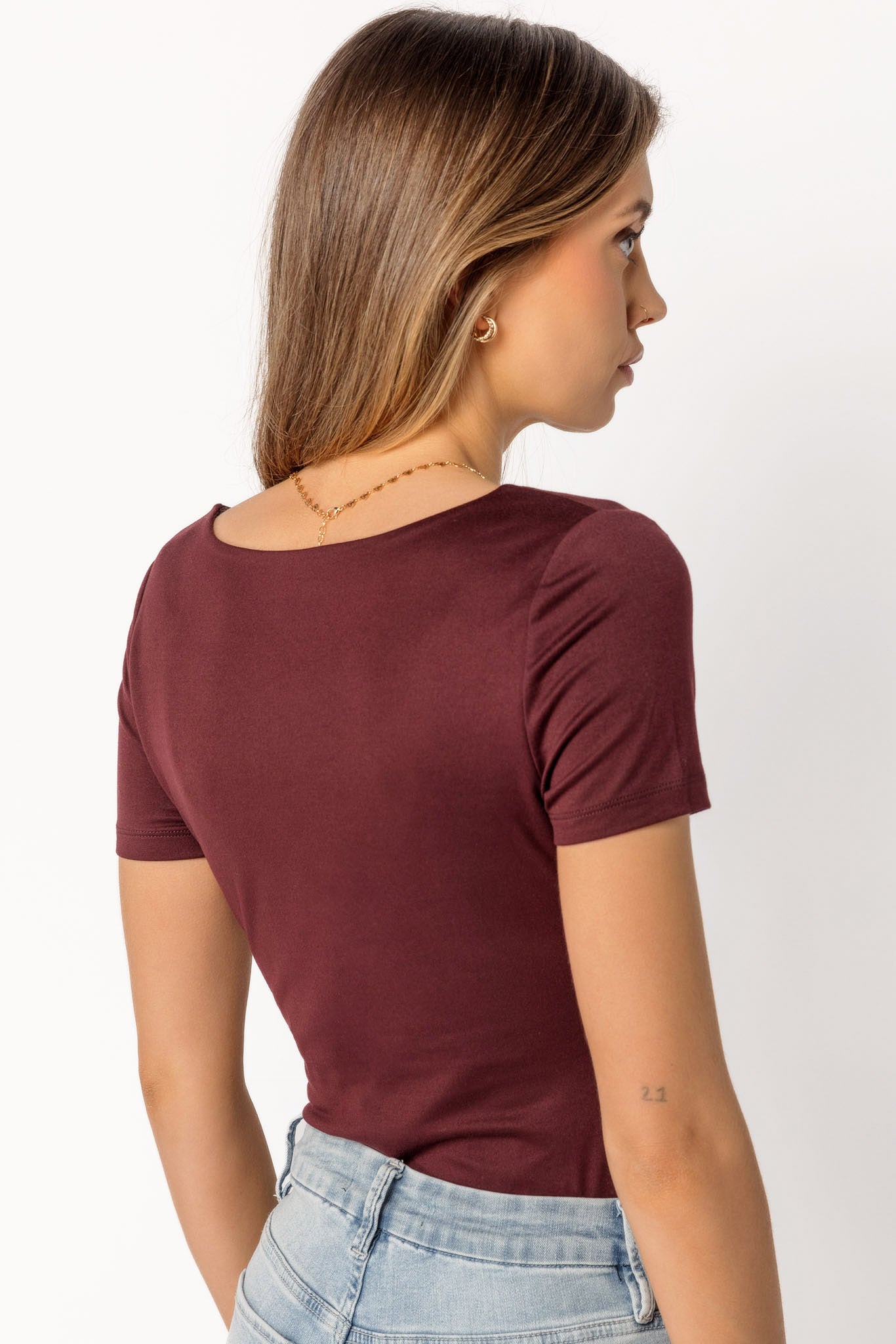 Women's Short Sleeve Square Neck T-Shirt - Casual Summer Blouse for Women | Perfect for Beach, Vacation & Everyday Wear