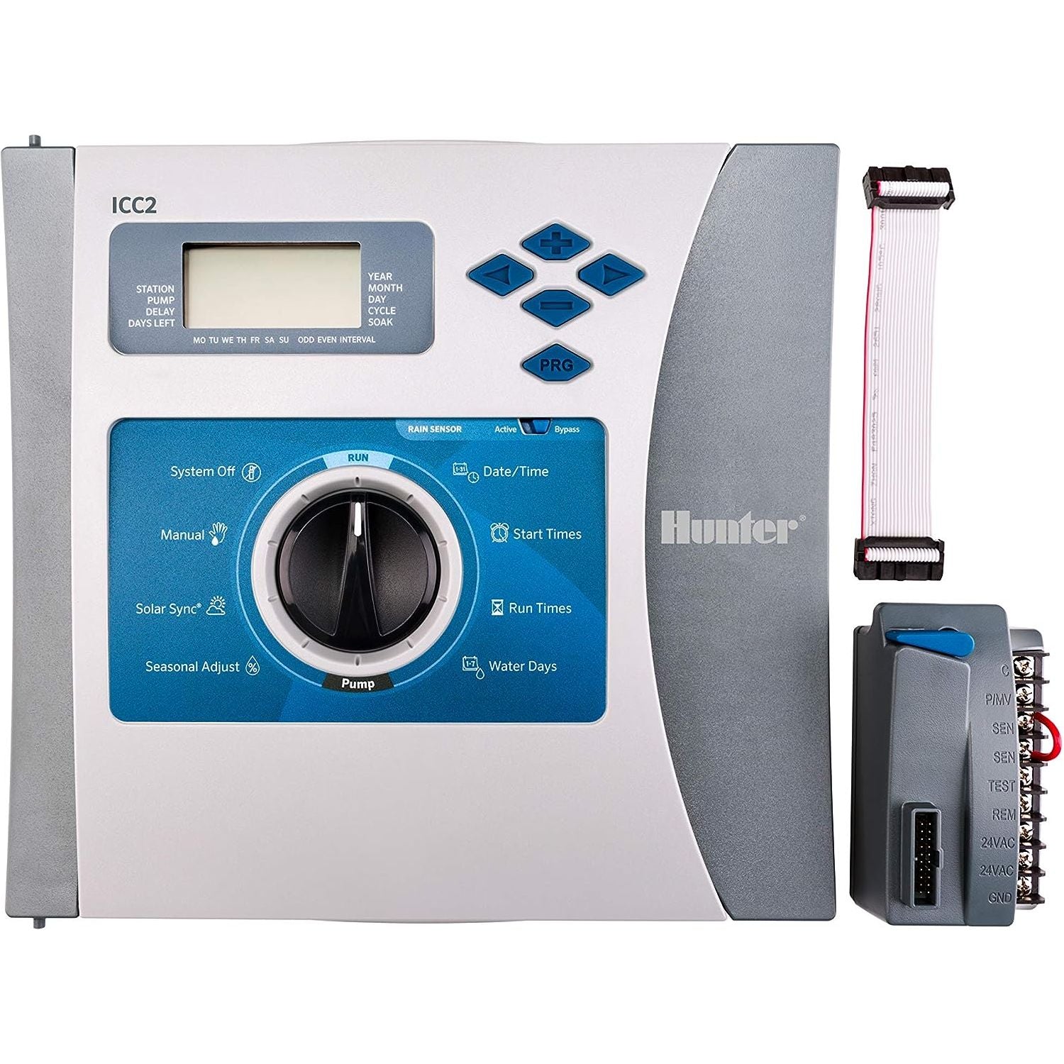 Hunter Industries ICCFPUP2 Faceplate & Main Module Upgrade Kit with Cable - Compatible with ICC Front Panel for Smart Irrigation Systems | Perfect for Lawn & Garden Watering Control