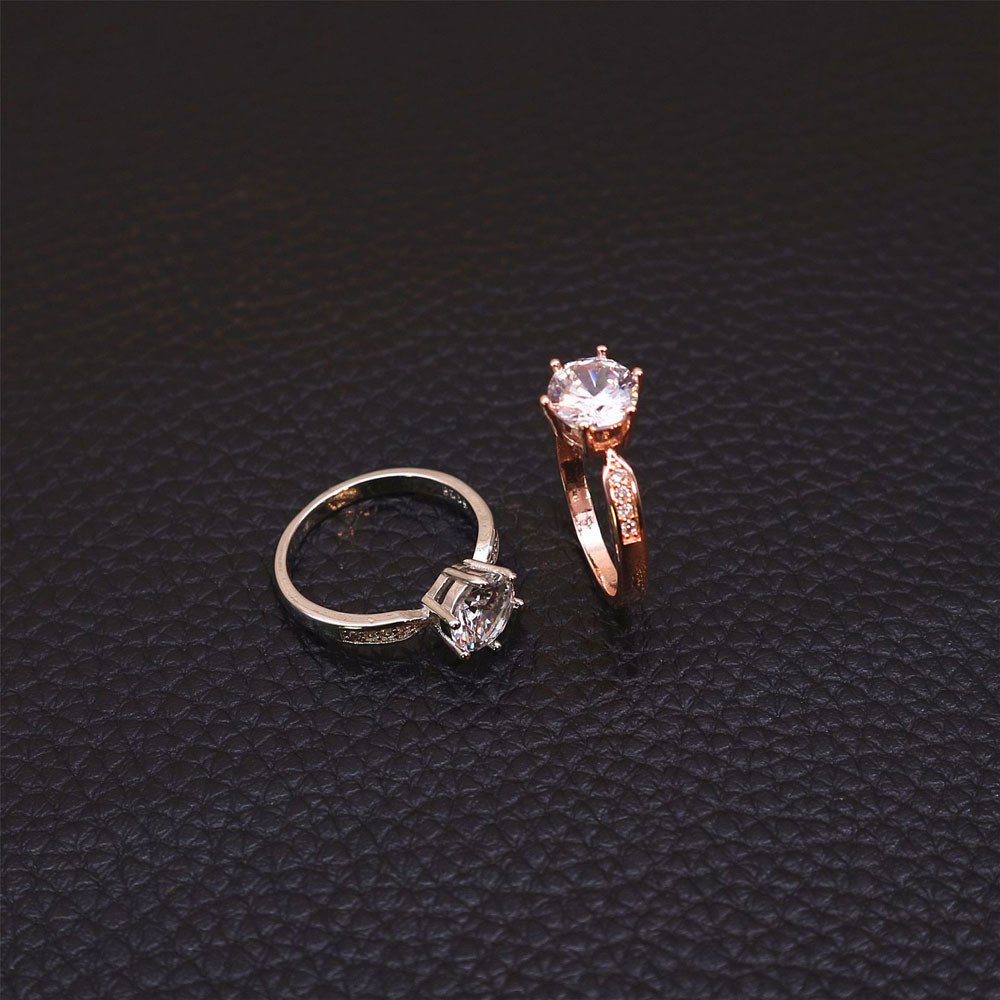 Luxury Diamond & Zircon Engagement Rings for Women - Elegant Bridal Wedding Bands, Anniversary & Proposal Jewelry Gifts | Perfect for Romantic Proposals, Weddings, Anniversaries & Special Occasions
