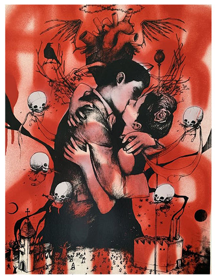 DRAN - AMOR ES ETERNO FIRE RED EDITION Perfume for Women, Long-Lasting Floral Scent, Valentine's Day Gift, Date Night & Special Occasions