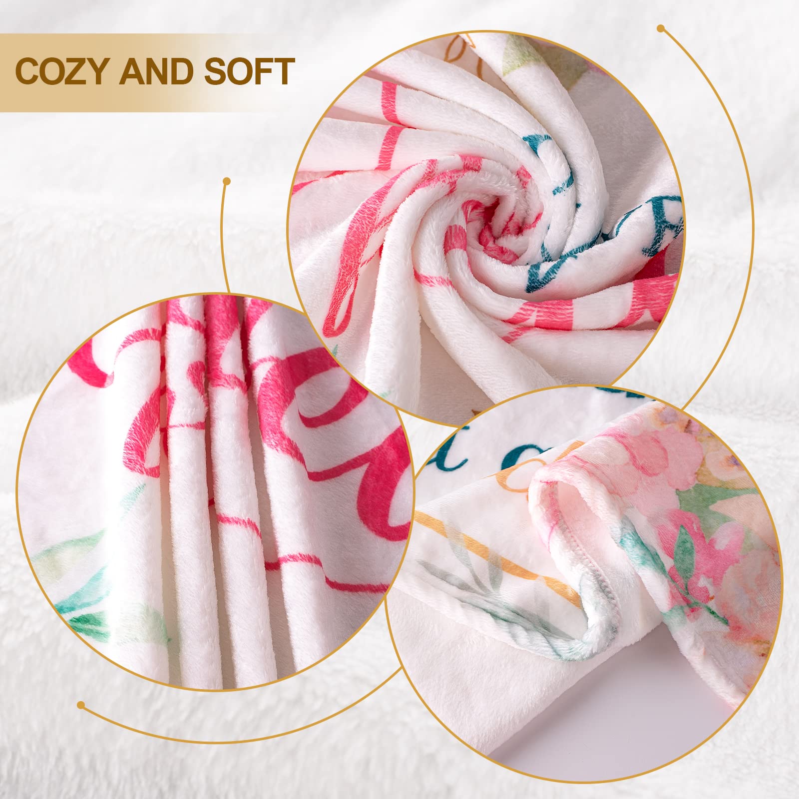 100th Birthday Gifts for Women - Best 100th Birthday Decorations & Soft Throw Blanket 50