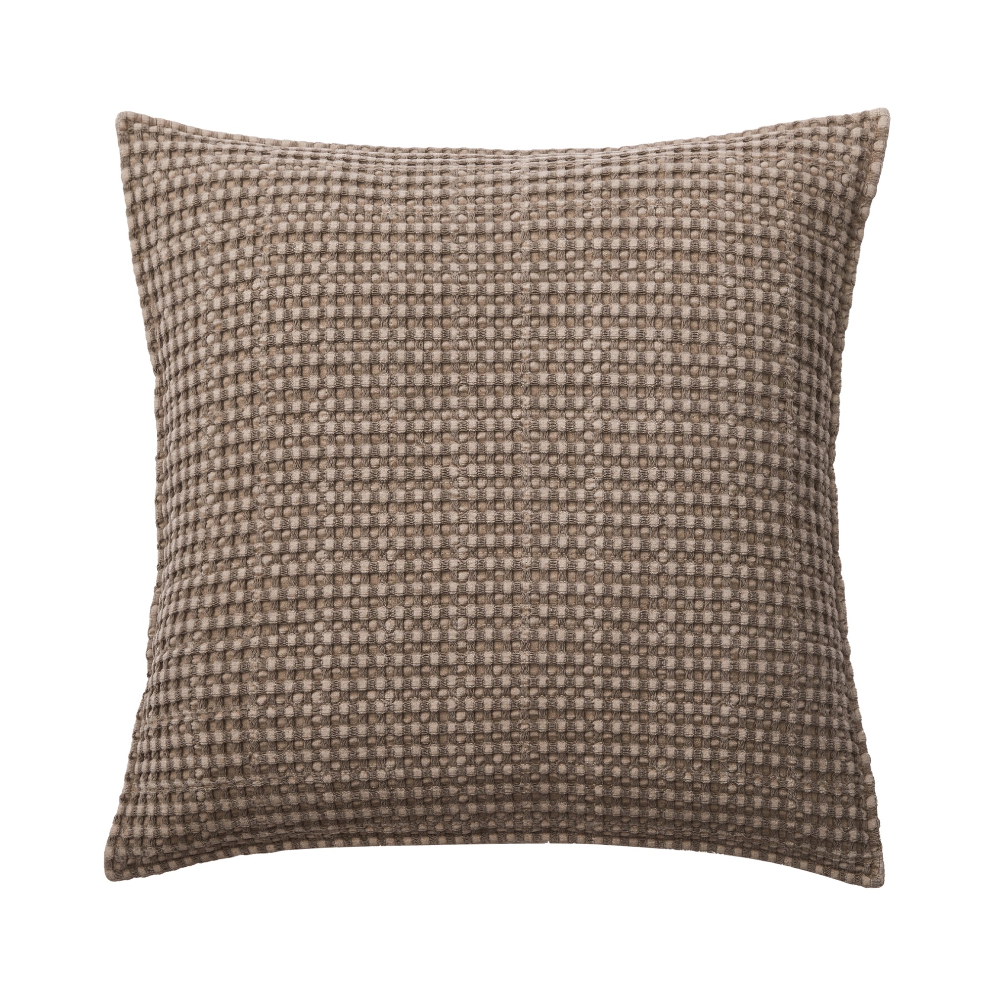 Mills Waffle Square Pillow - Soft & Stylish Decorative Throw Pillow for Couch, Bed, Sofa - Perfect for Living Room, Bedroom & Home Decor