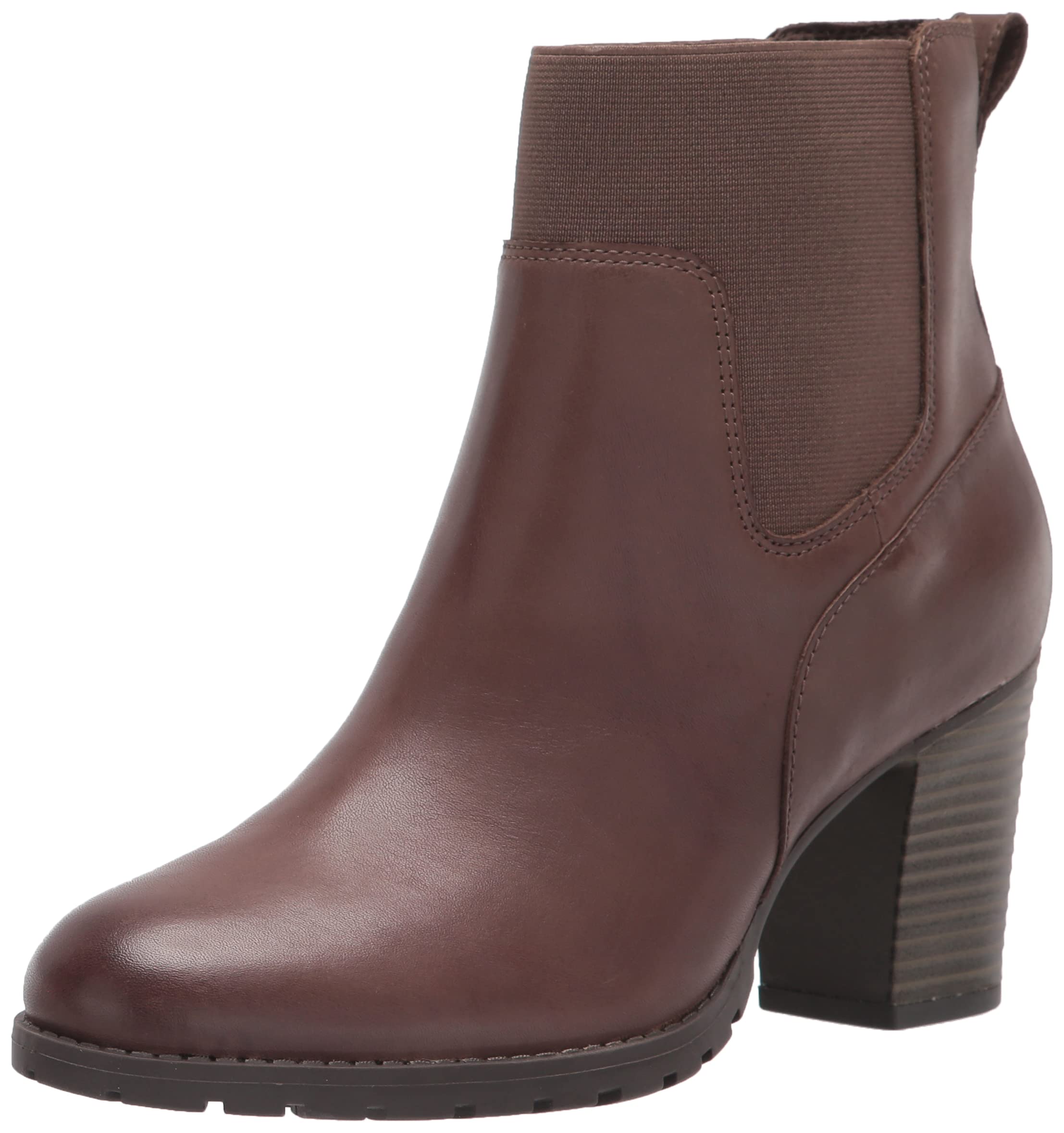 Clarks Women's Verona Ease Fashion Boot - Comfortable Ankle Booties for Women | Waterproof & Slip-Resistant | Perfect for Work, Travel & Everyday Wear